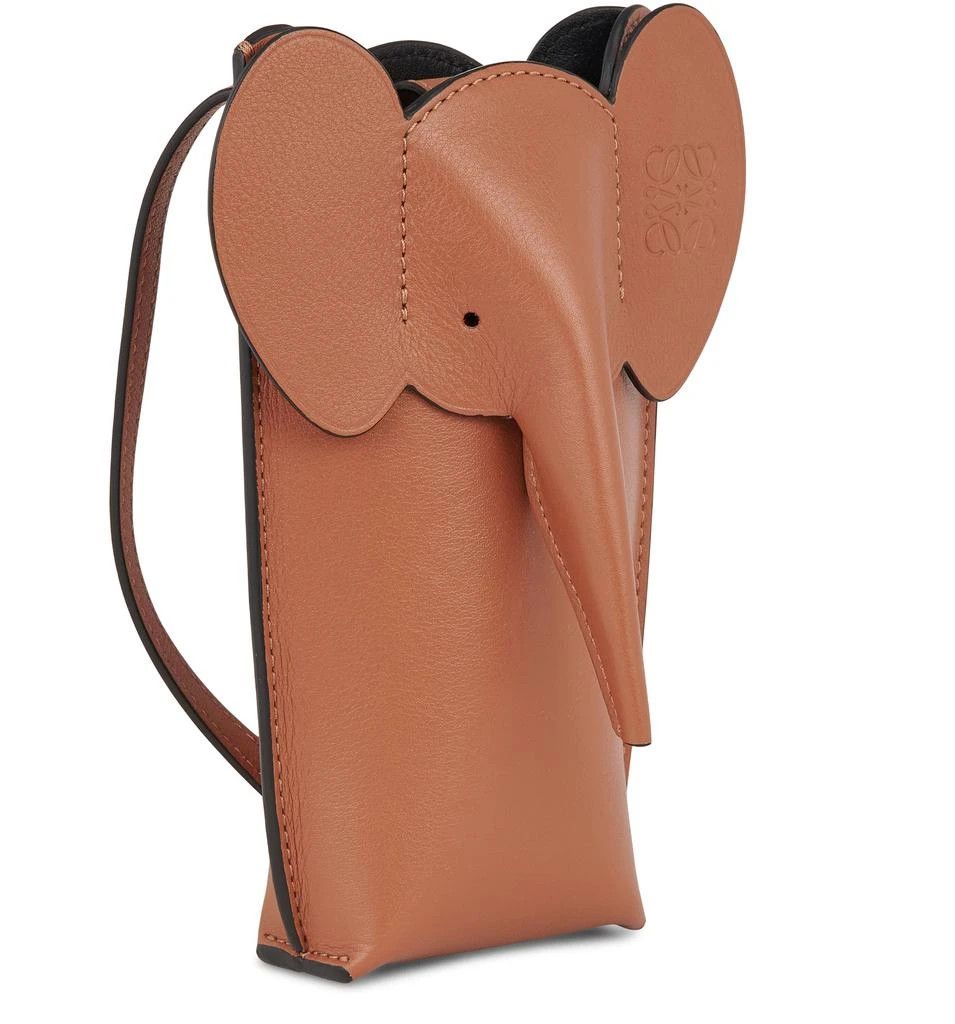 Loewe o1in1g0526 Size: OS / Elephant Pocket Pouch in Brown Size ONE SIZE - 3 Thumbnail