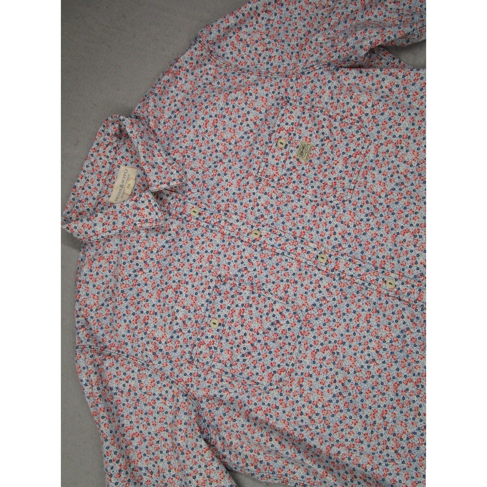 Ralph Lauren Ralph Lauren Denim & Supply Shirt Mens 2XL Button Up Red Floral Long Sleeve Casual Work Size US XXL / EU 58 / 5 - 2 Thumbnail