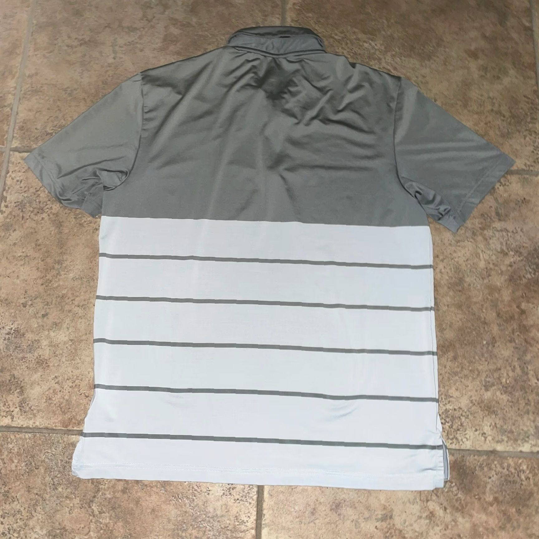 Adidas Adidas Golf Polo Shirt Mens M Gray Half Button-Down Polo Golf Shirt Size US M / EU 48-50 / 2 - 5 Thumbnail