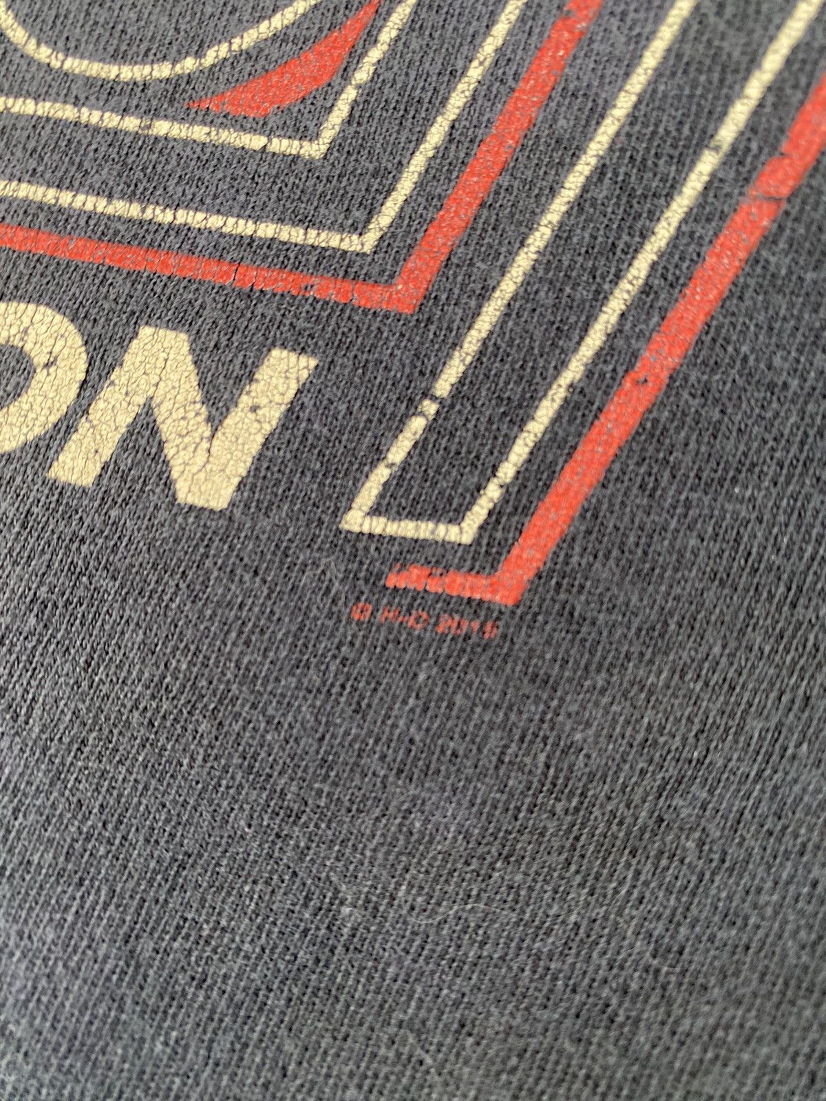 Harley Davidson Vintage Harley Davidson Faded Black Boxy Tees Size US XXL / EU 58 / 5 - 6 Thumbnail