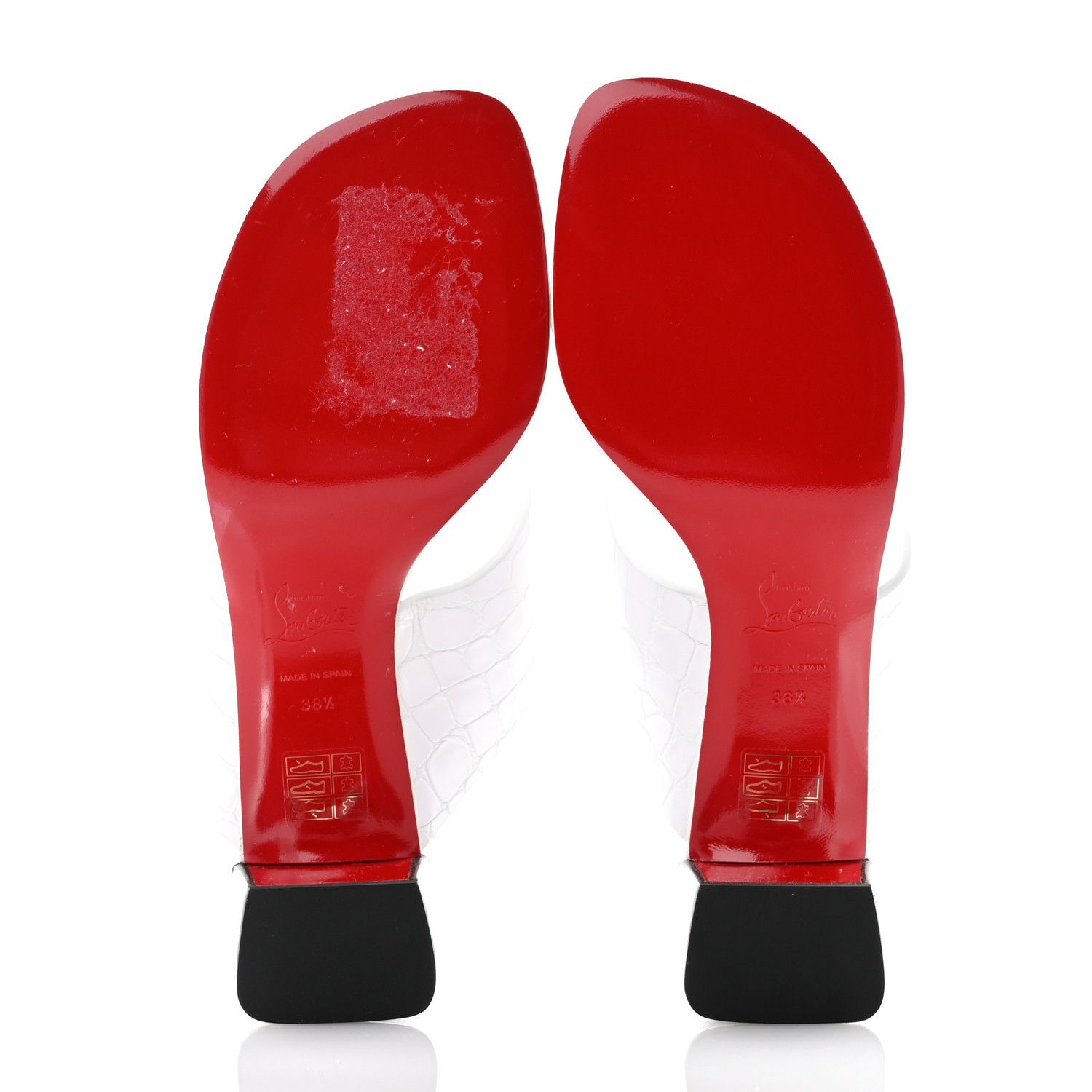 Christian Louboutin o1w1db10725 Sandals in White Size US 6.5 / IT 36.5 - 5 Thumbnail