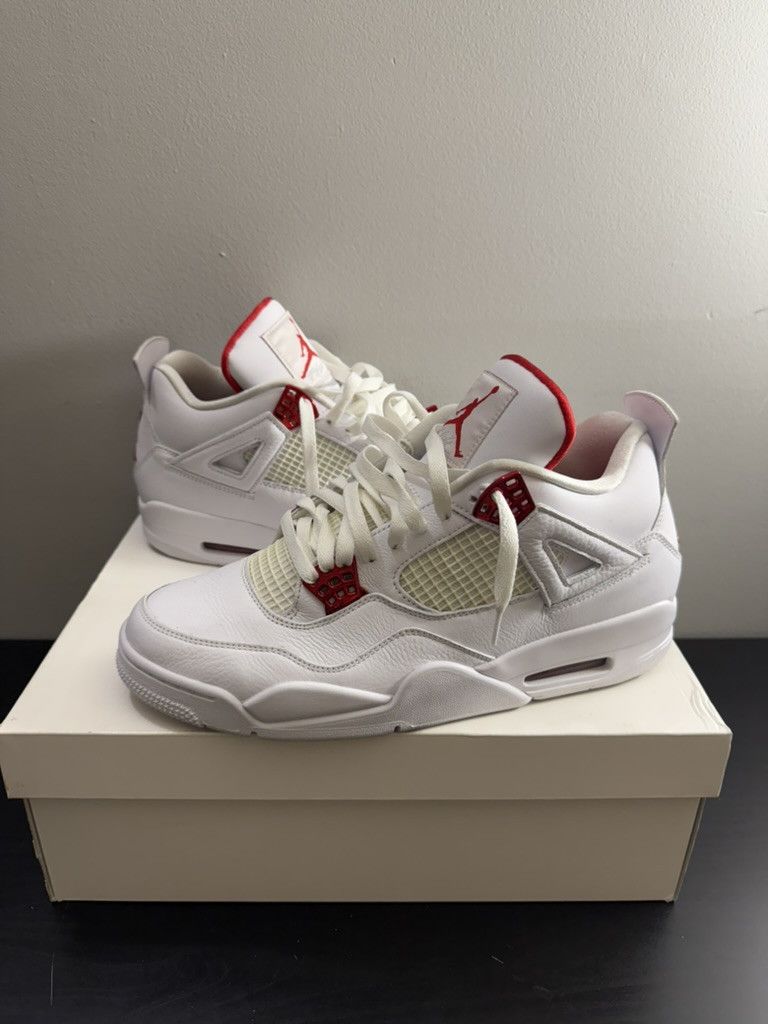Jordan Brand Jordan 4 Retro Metallic Red Size US 12 / EU 45 - 1 Thumbnail