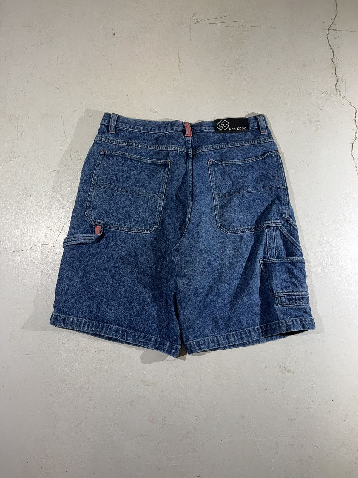 Other Raw denim baggy y2k mens carpenter jean shorts Size US 36 / EU 52 - 2 Thumbnail