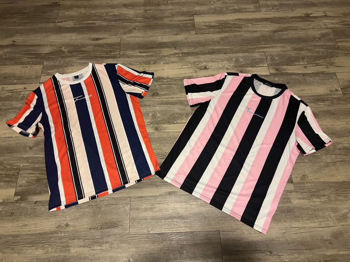 Shein Manfinity Sporsity Block Striped Letter Graphic Tees Size US M / EU 48-50 / 2 - 1 Thumbnail