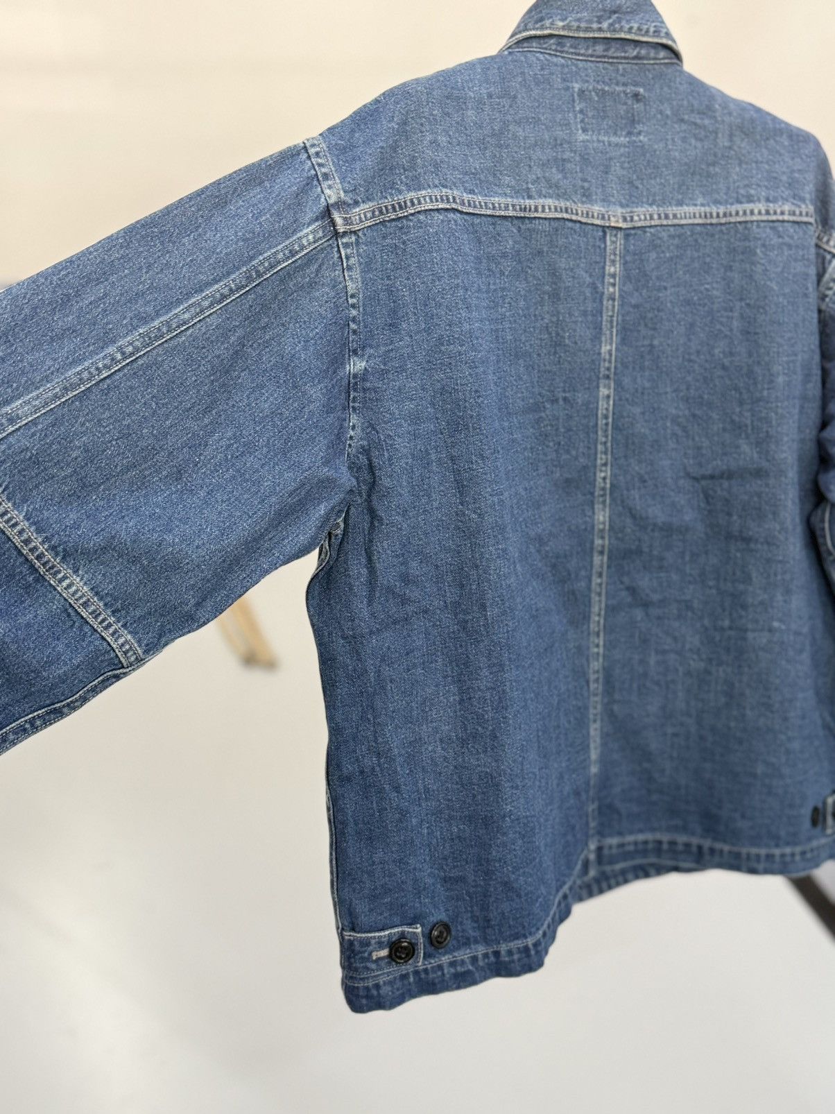 Schott 🔥 SCHOTT N.Y.C Amekaji Japan Denim Style Chore Jacket - L Size US L / EU 52-54 / 3 - 15 Thumbnail