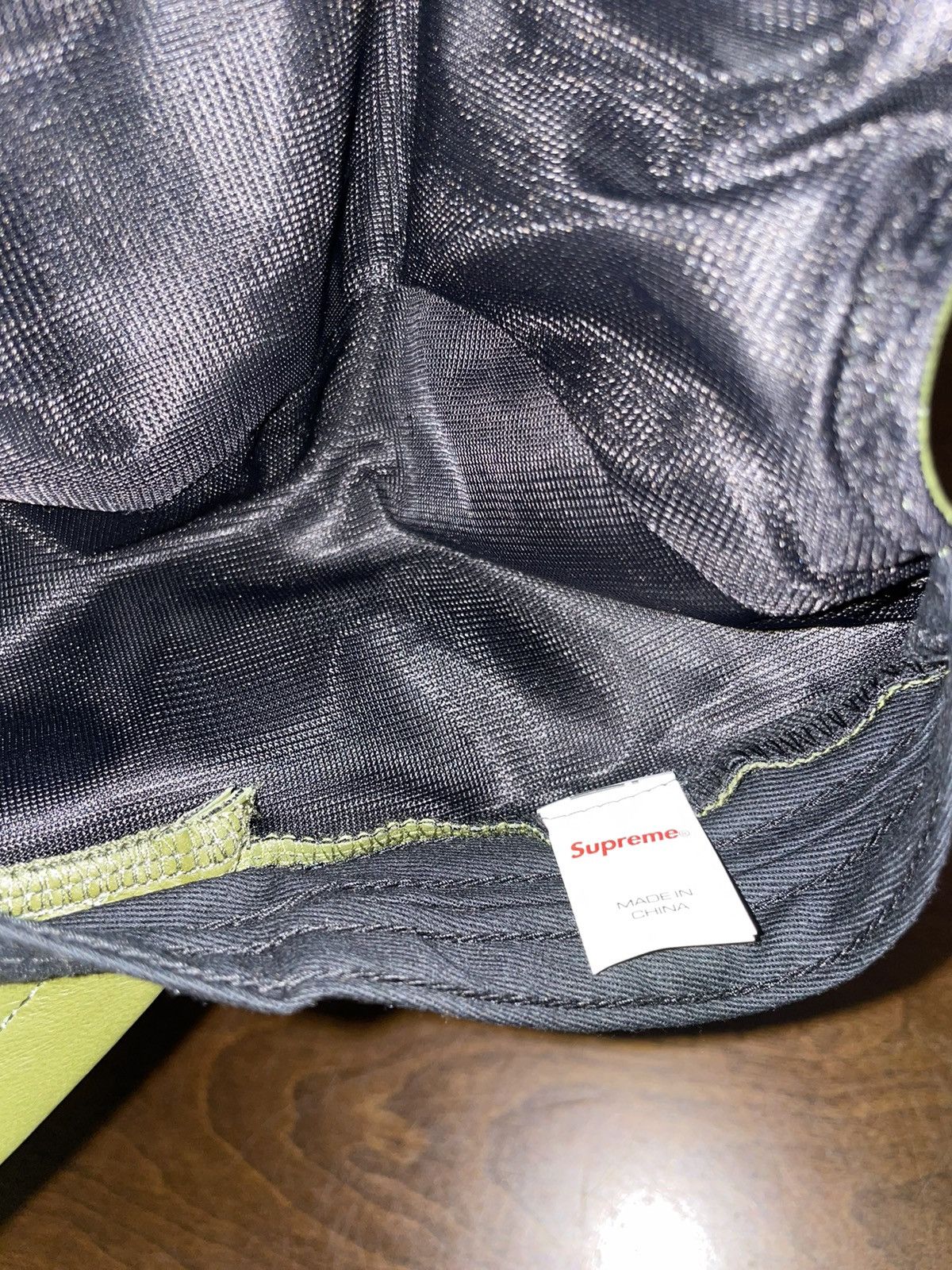 Goretex × Supreme Supreme X GoreTex Leather Camp Cap Size ONE SIZE - 6 Thumbnail