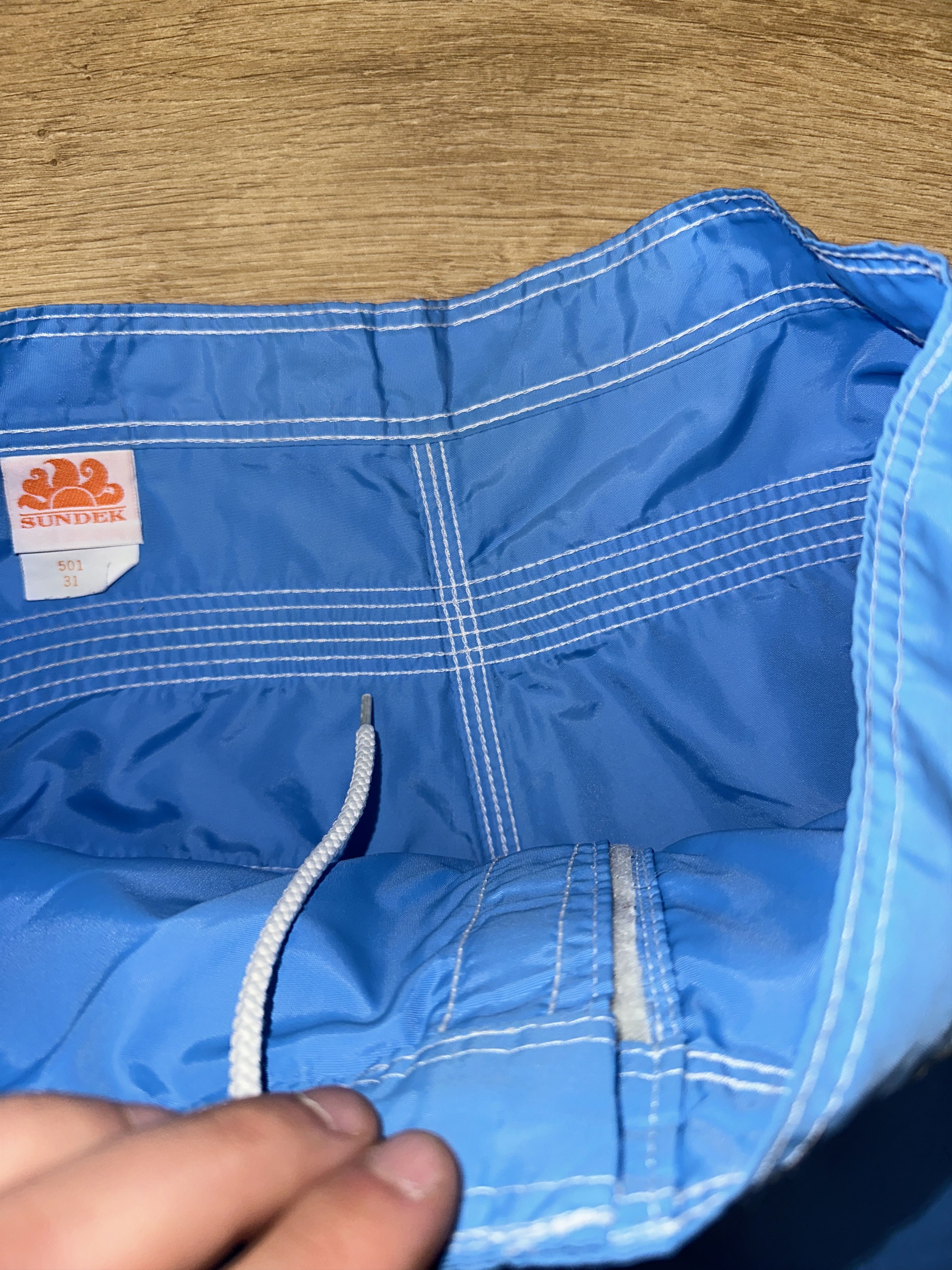 Sundek Rainbow 501 Vintage 31 Sundek USA Surf Swim Shorts Size 31 Size US 31 - 5 Thumbnail