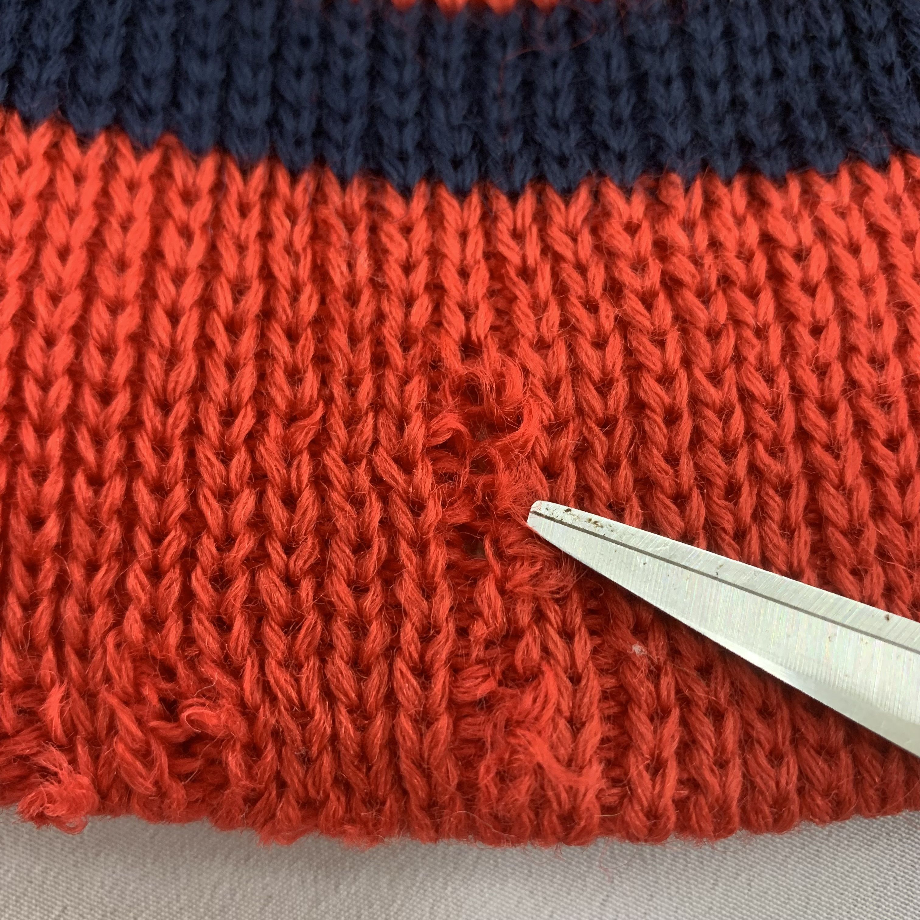 Vintage Smiley Beanie Hat Snowcap Size ONE SIZE - 6 Thumbnail