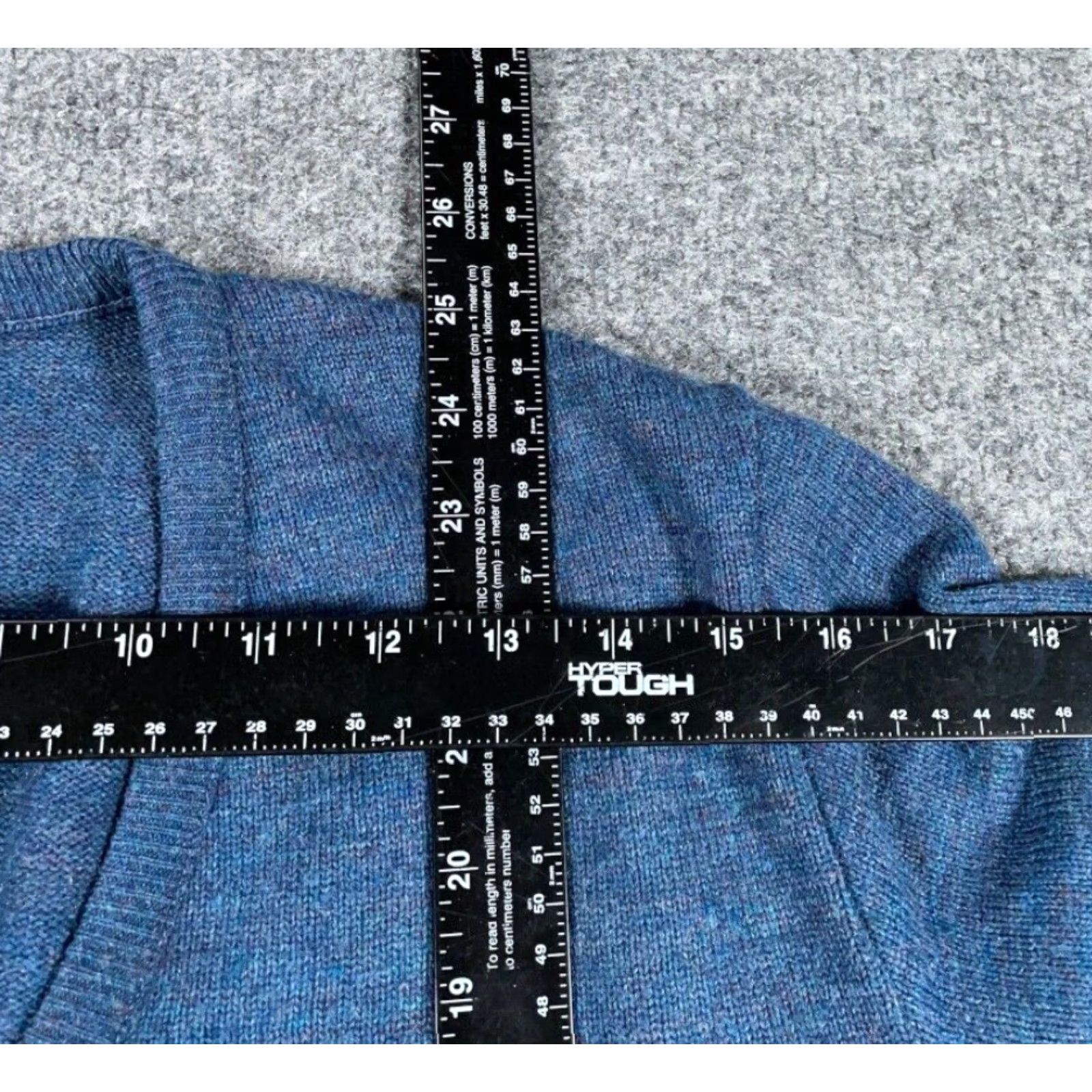 Vintage VINTAGE 80s St. Michael Blue Lightweight V-Neck Sweater Adult Small Preppy Retro Mens Size US S / EU 44-46 / 1 - 5 Thumbnail