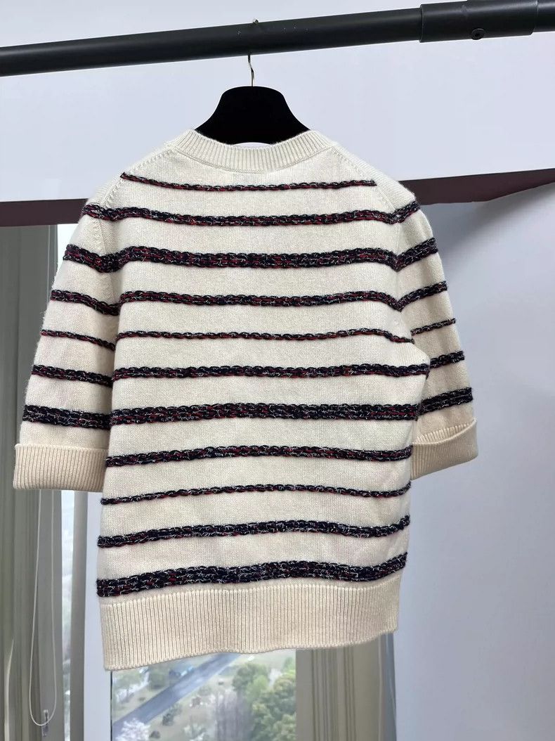 Chanel Chanel Roof series cashmere knitted short sleeves Size S / US 4 / IT 40 - 3 Thumbnail