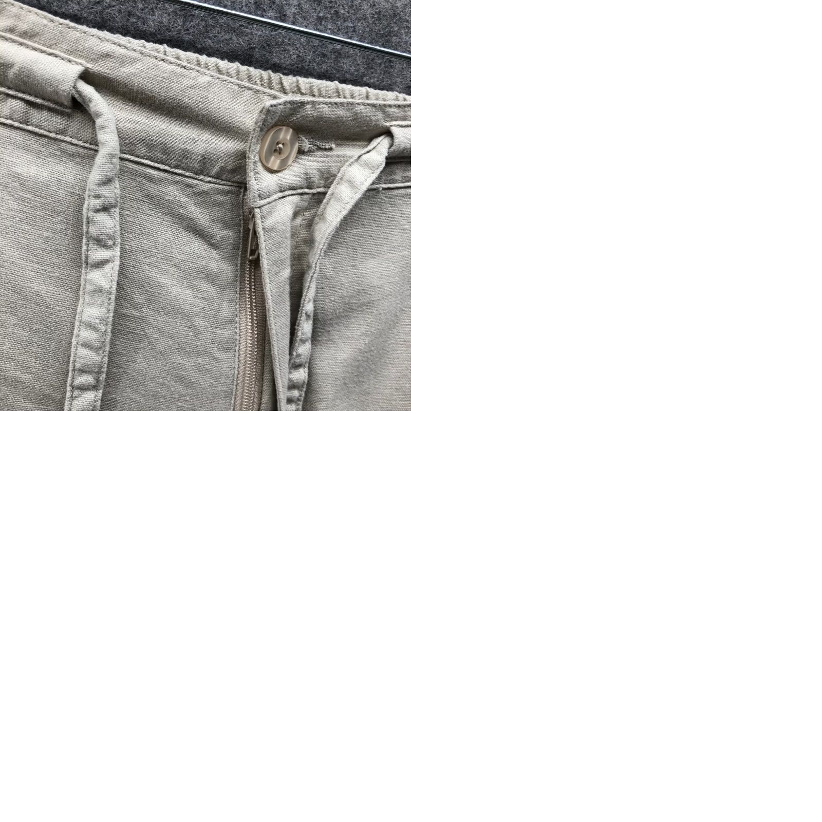 Vintage Havanera Pants Mens XL Beige Cotton Linen Straight Leg Drawstring Resort Size US 36 / EU 52 - 9 Thumbnail