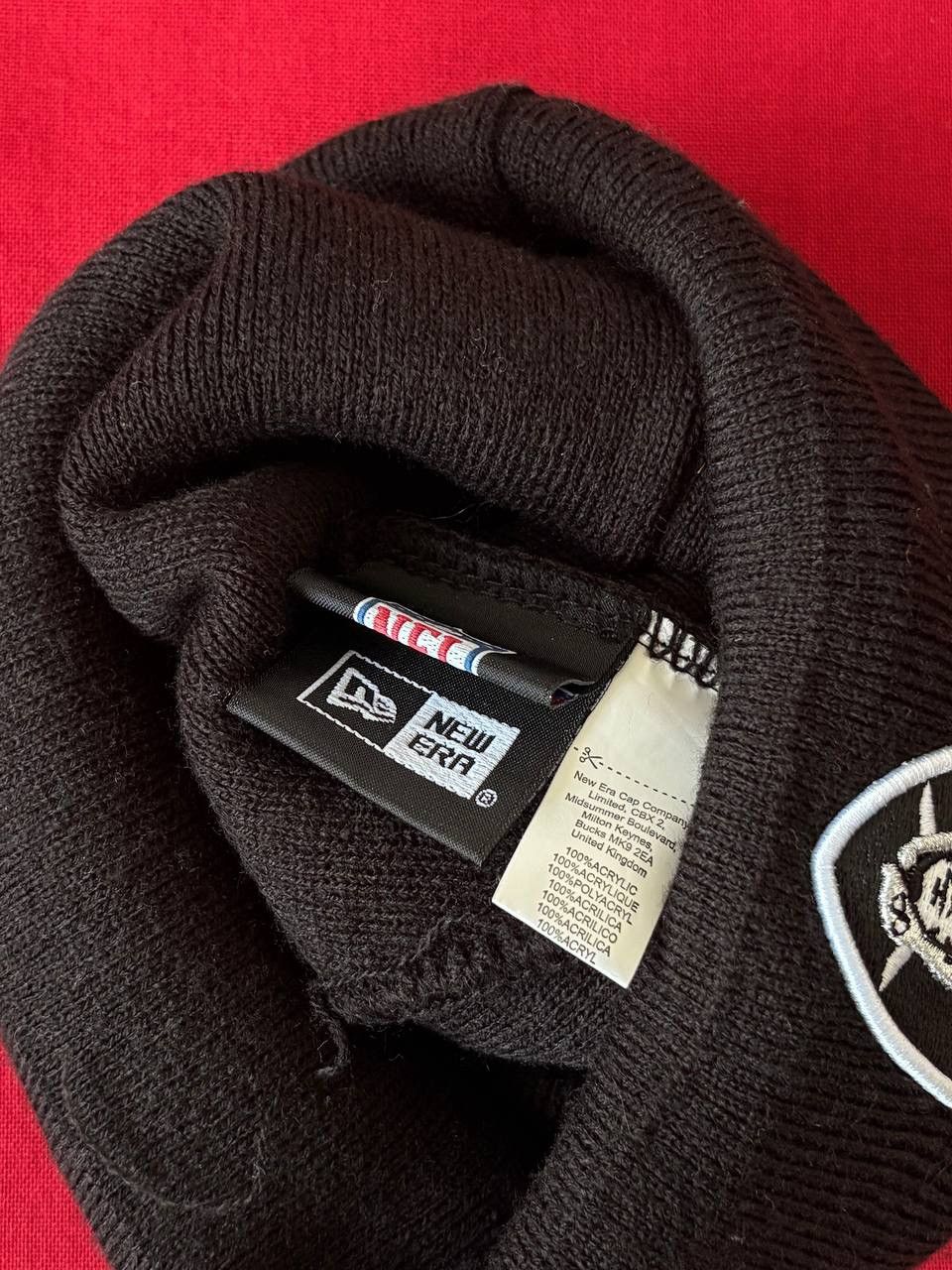 NFL Las Vegas Oakland Raiders NFL Pom Beanie Y2K Black Gray Size ONE SIZE - 5 Thumbnail