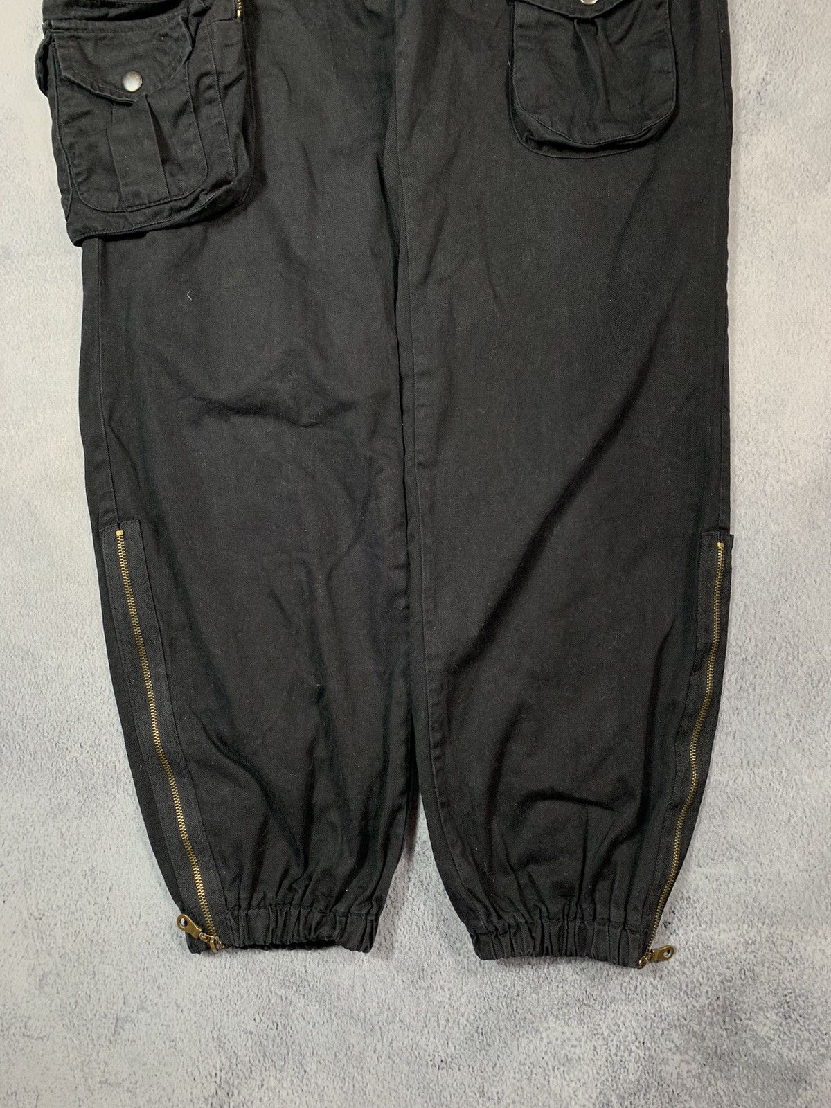 Japanese Brand Vintage Y2K Avant Garde style cargo zip pants bondage opium Size 30" / US 8 / IT 44 - 6 Thumbnail