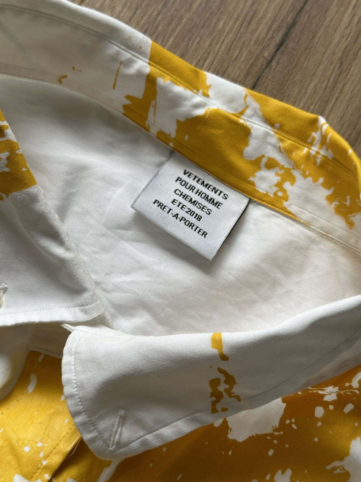 Vetements DHL RECEIPT PRINT BUTTONED SHIRT Size US L / EU 52-54 / 3 - 4 Thumbnail