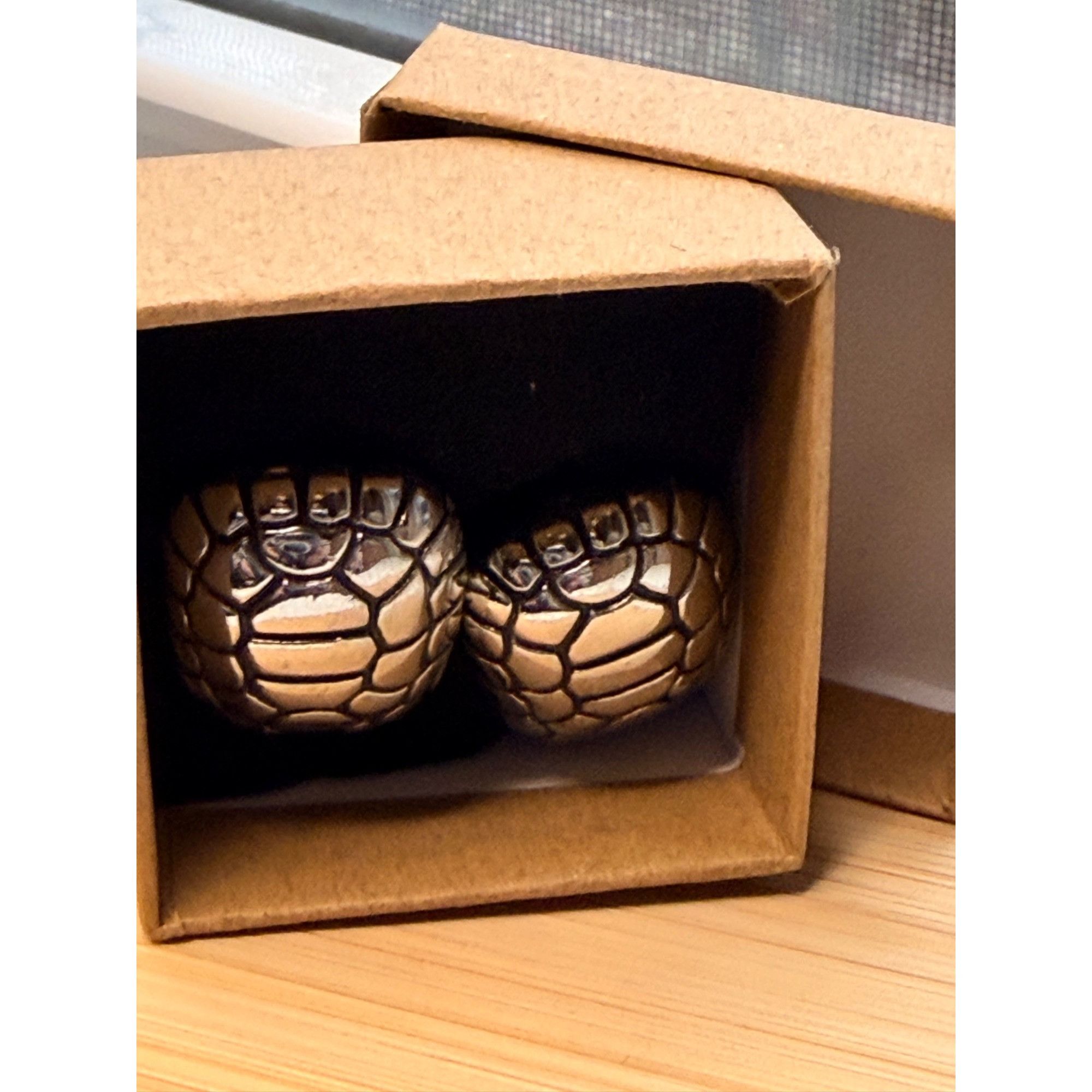 Other Turtle Shell Design Clip-On Earrings In Silver Finish Size ONE SIZE - 6 Thumbnail