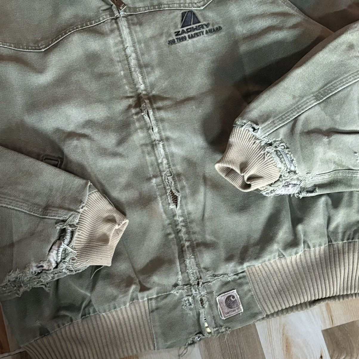 Carhartt Vintage 00s Carhartt Distressed Santa FE Jacket J14 LOV Size US L / EU 52-54 / 3 - 4 Thumbnail