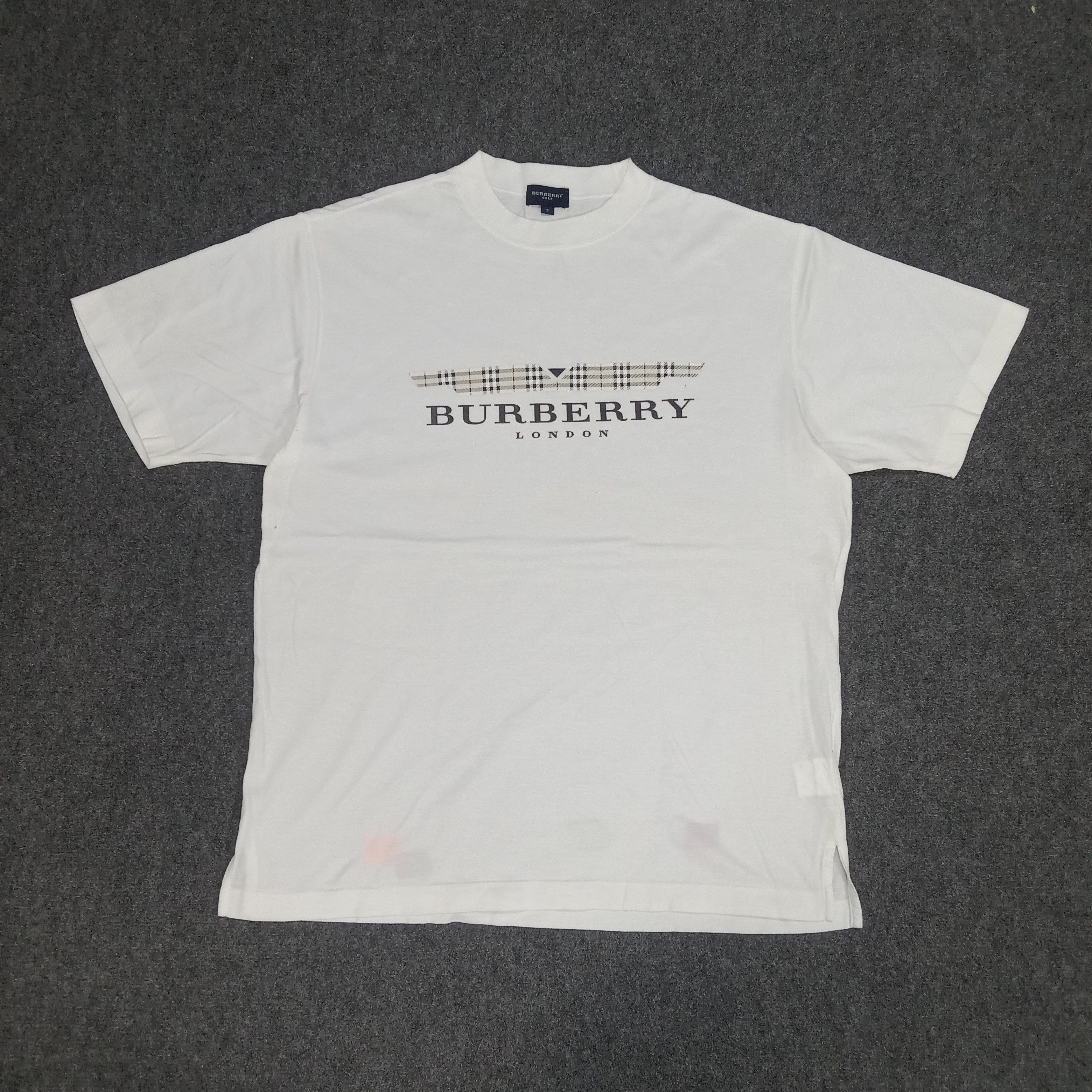 Burberry × Vintage Burberry London Italian Brand Tshirt Size US L / EU 52-54 / 3 - 1 Thumbnail