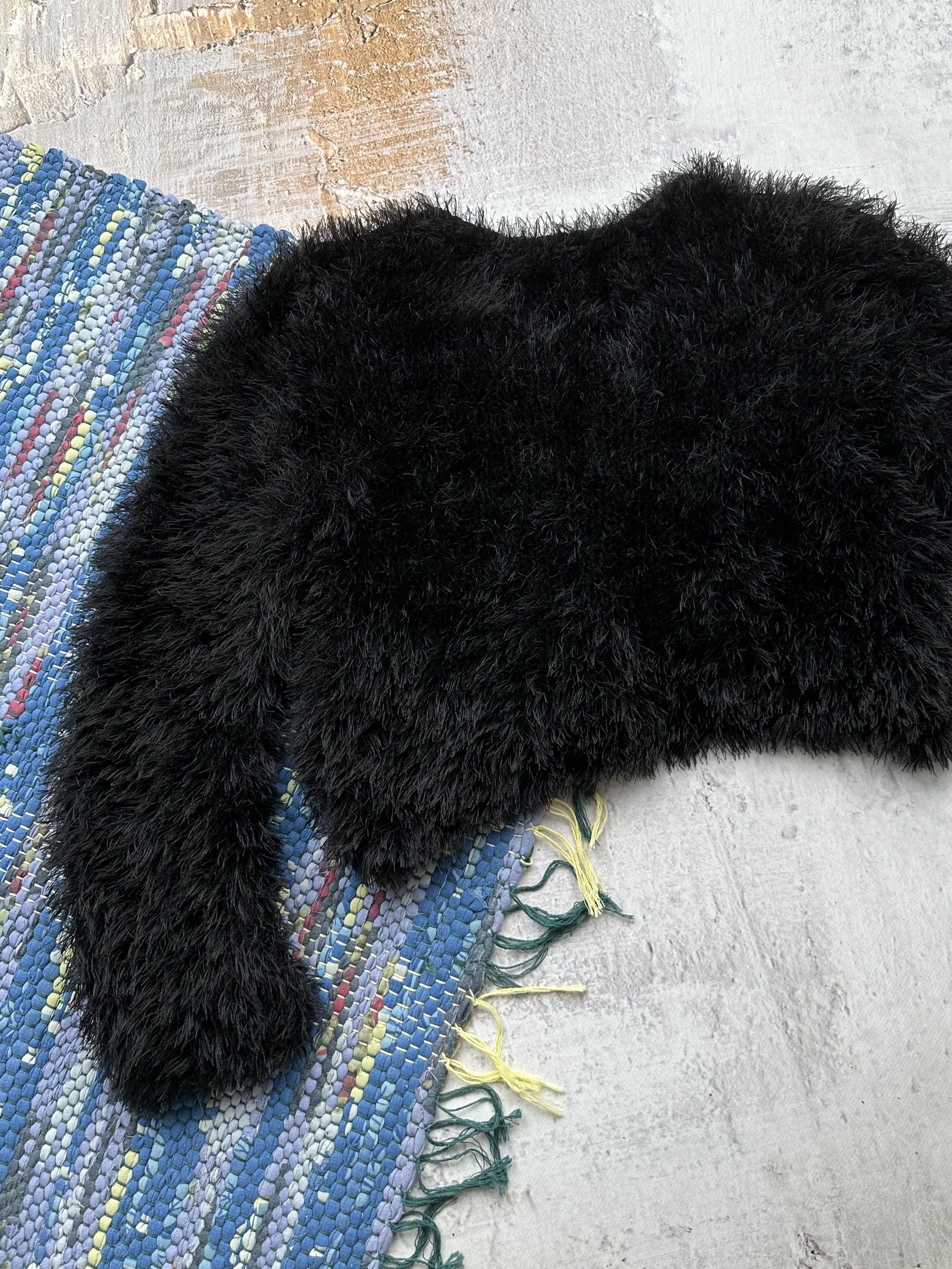 Vintage Vintage Cropped Mohair Sweater A449(336)(D15) Size M / US 6-8 / IT 42-44 - 6 Thumbnail
