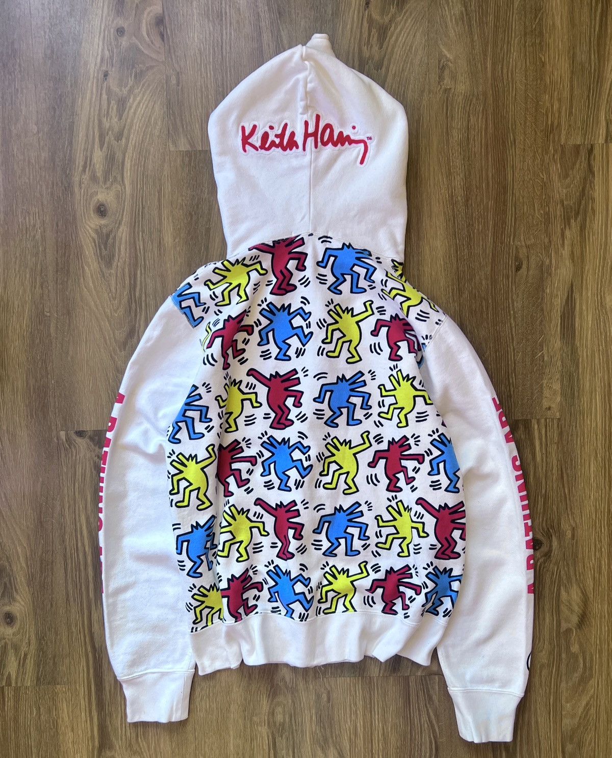 Bape × Keith Haring SAMPLE Bape x Keith Haring Shark Full Zip Hoodie |Super Rare Size US L / EU 52-54 / 3 - 2 Thumbnail