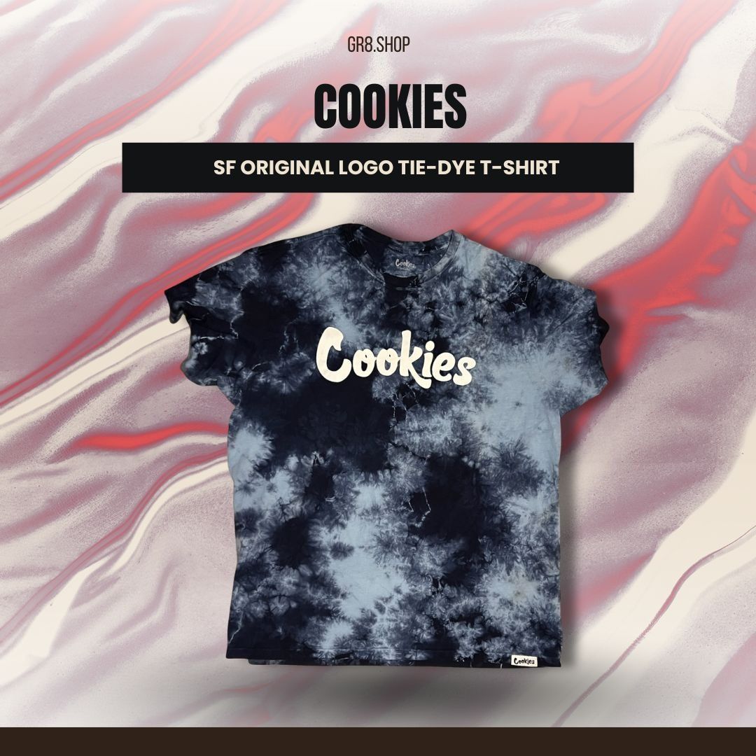 Cookies Cookies SF Original Logo Tie-Dye T-Shirt XXXL Navy/White 100 Size US XXL / EU 58 / 5 - 1 Thumbnail