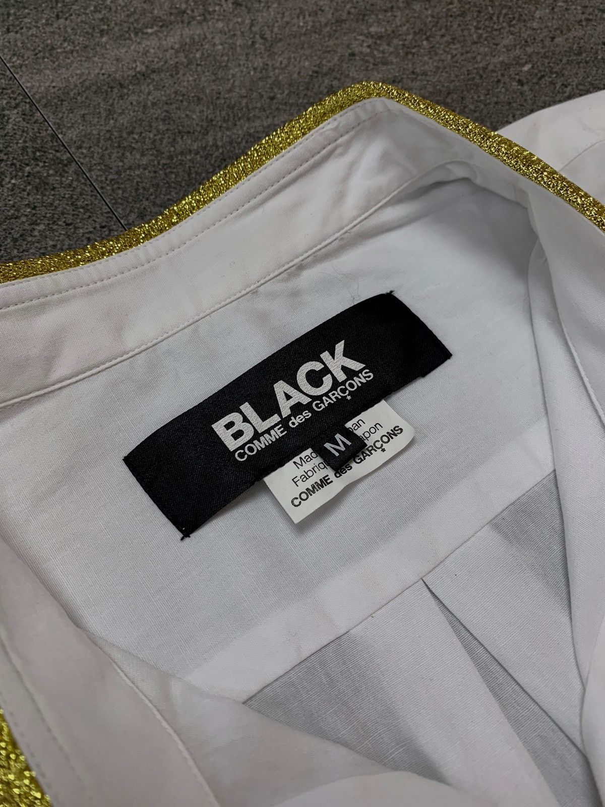 Comme des Garcons Black FREE TAX! Gold Glitter Shirt - Medium Size US M / EU 48-50 / 2 - 5 Thumbnail