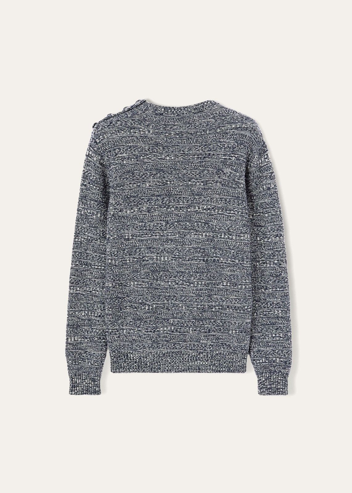 Loro Piana o1srvl11e1224 Girocollo Crewneck Cashmere Sweater in Grey Size US XL / EU 56 / 4 - 2 Thumbnail