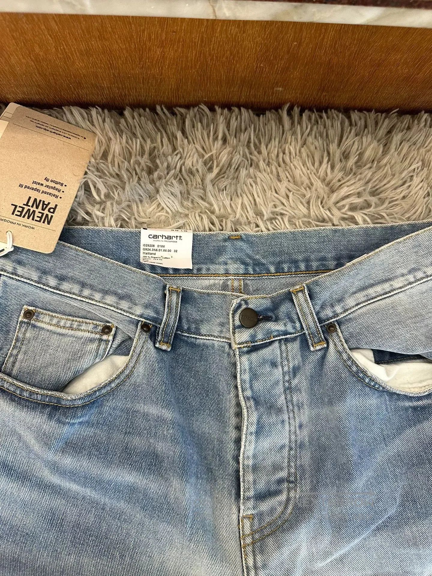 Carhartt Carhartt Blue Washed Jeans. Size US 32 / EU 48 - 3 Thumbnail