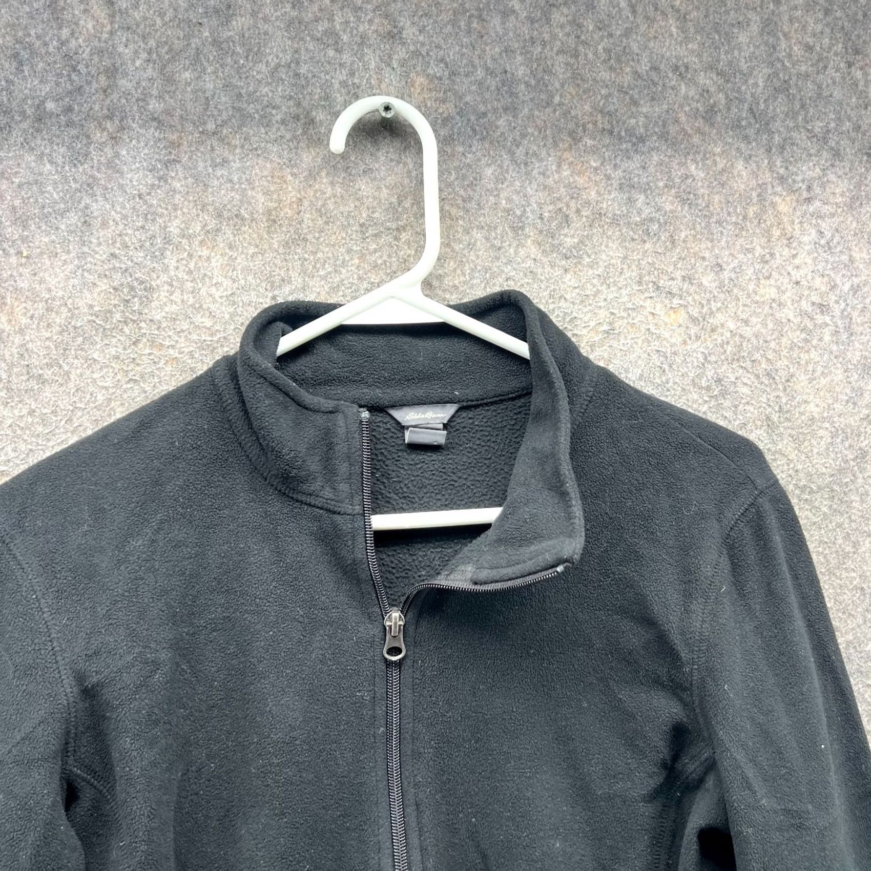 Eddie Bauer VINTAGE Eddie Bauer Jacket Womens Medium Black Full Zip Fleece Mountain Outdoors Sweater Size M / US 6-8 / IT 42-44 - 7 Thumbnail