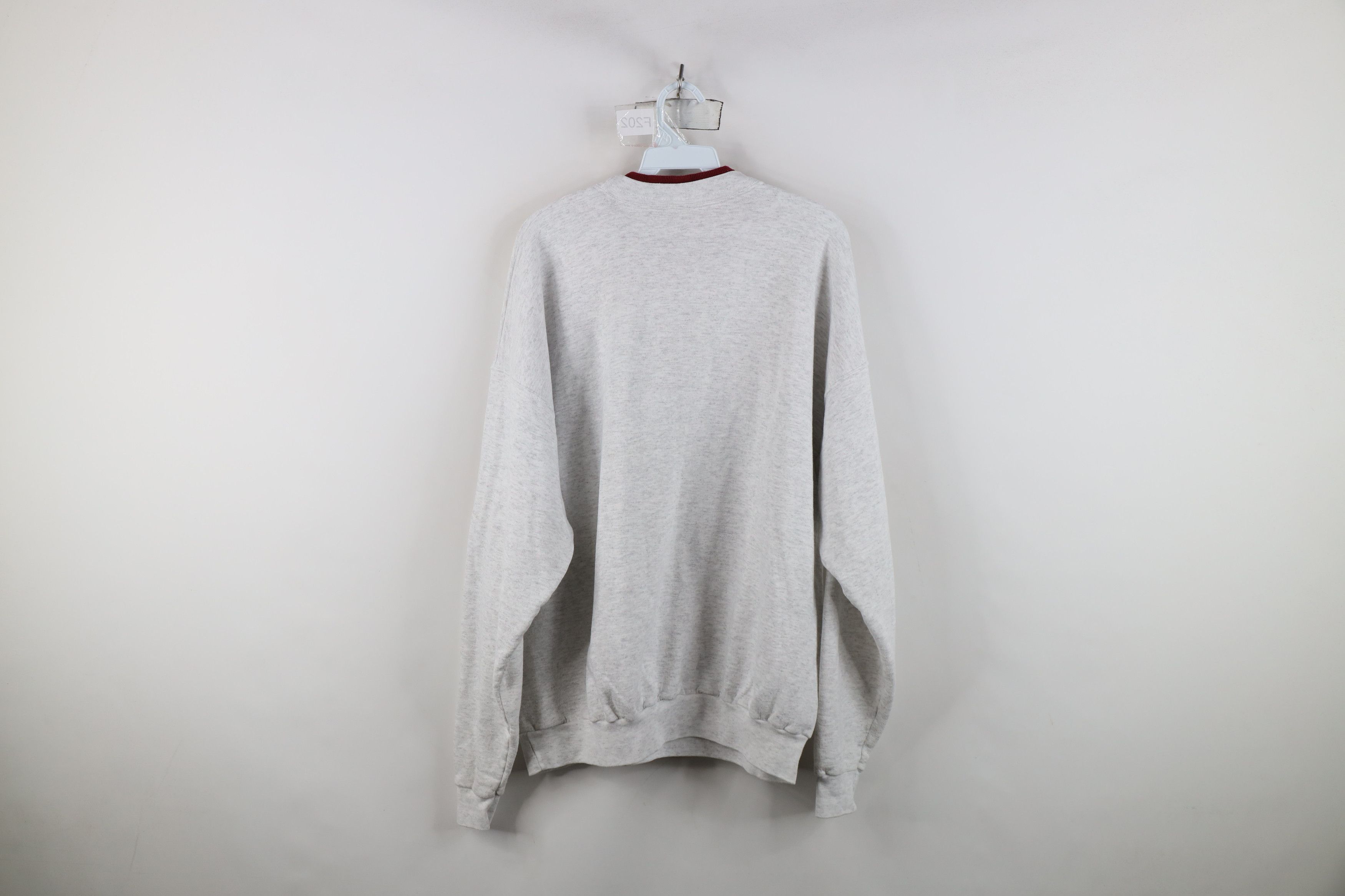 Vintage Vintage 90s Farm Dirt Road Fall Layered Sweatshirt Gray USA Size 3XL / US 20-22 - 12 Thumbnail