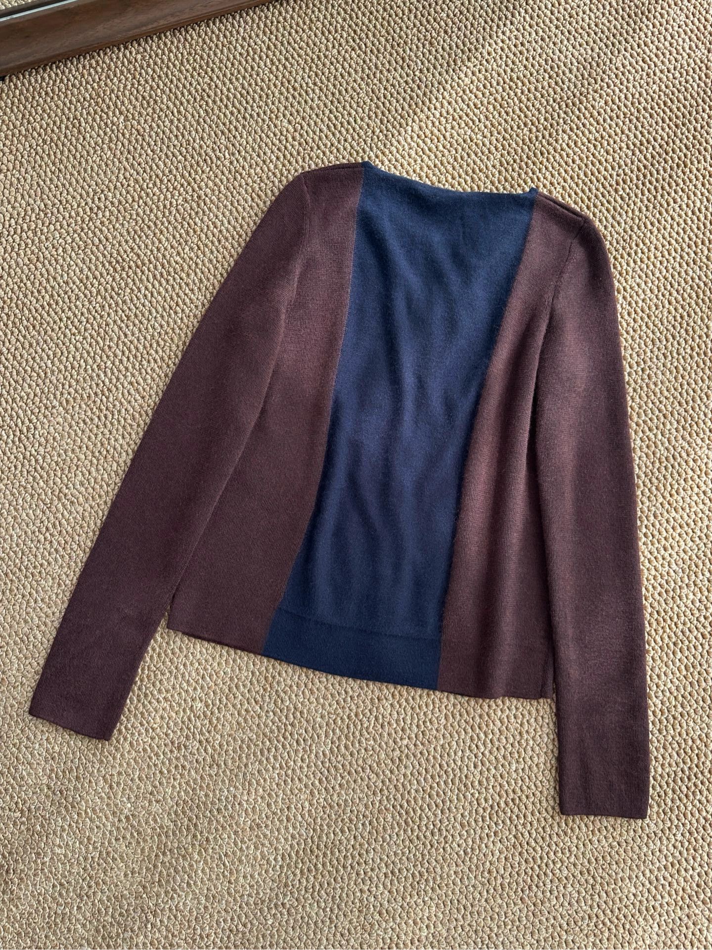 The Row THE ROW Slim Cashmere Knit Cardigan Women's Color Block S Size S / US 4 / IT 40 - 5 Thumbnail