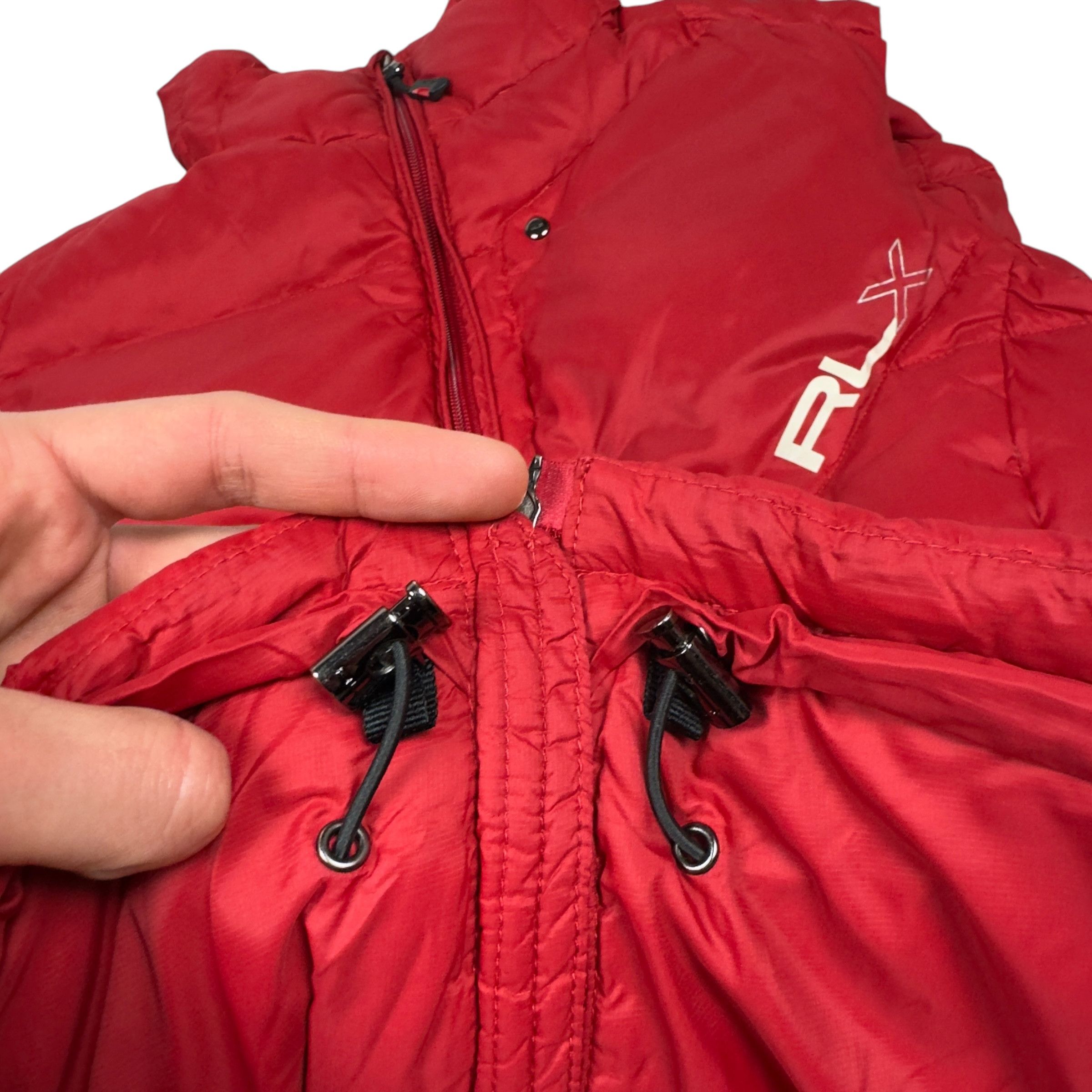Ralph Lauren × Vintage Ralph Lauren Men's Red Mock Neck Full Zip Puffer Vest Large Size US L / EU 52-54 / 3 - 4 Thumbnail