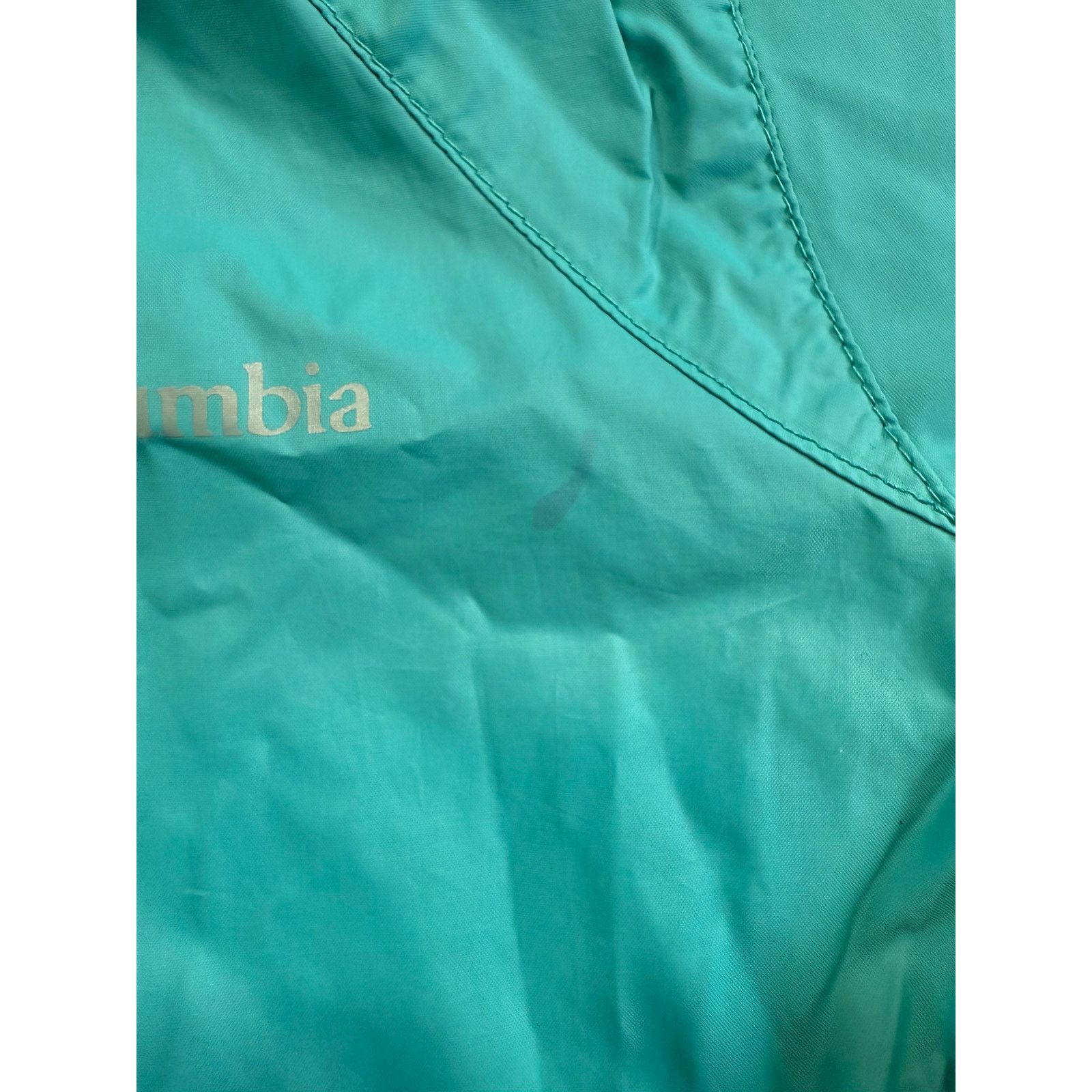 Columbia Columbia Rain Windbreaker Jacket Womens Small Full Zip Teal Size S / US 4 / IT 40 - 7 Thumbnail