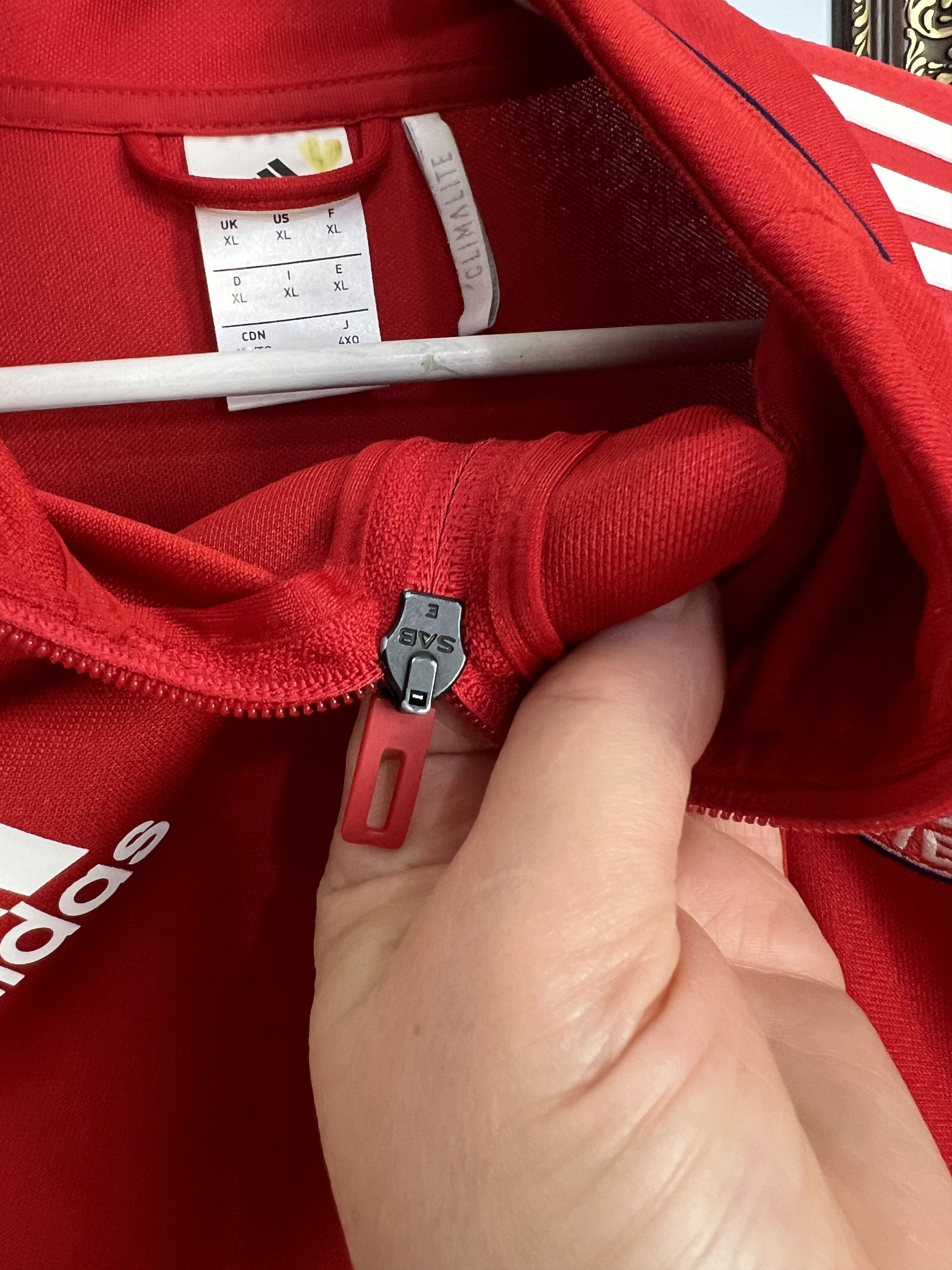 Adidas Originals Bayern Munich Football Jacket Soccer Track Top Size US XL / EU 56 / 4 - 4 Thumbnail