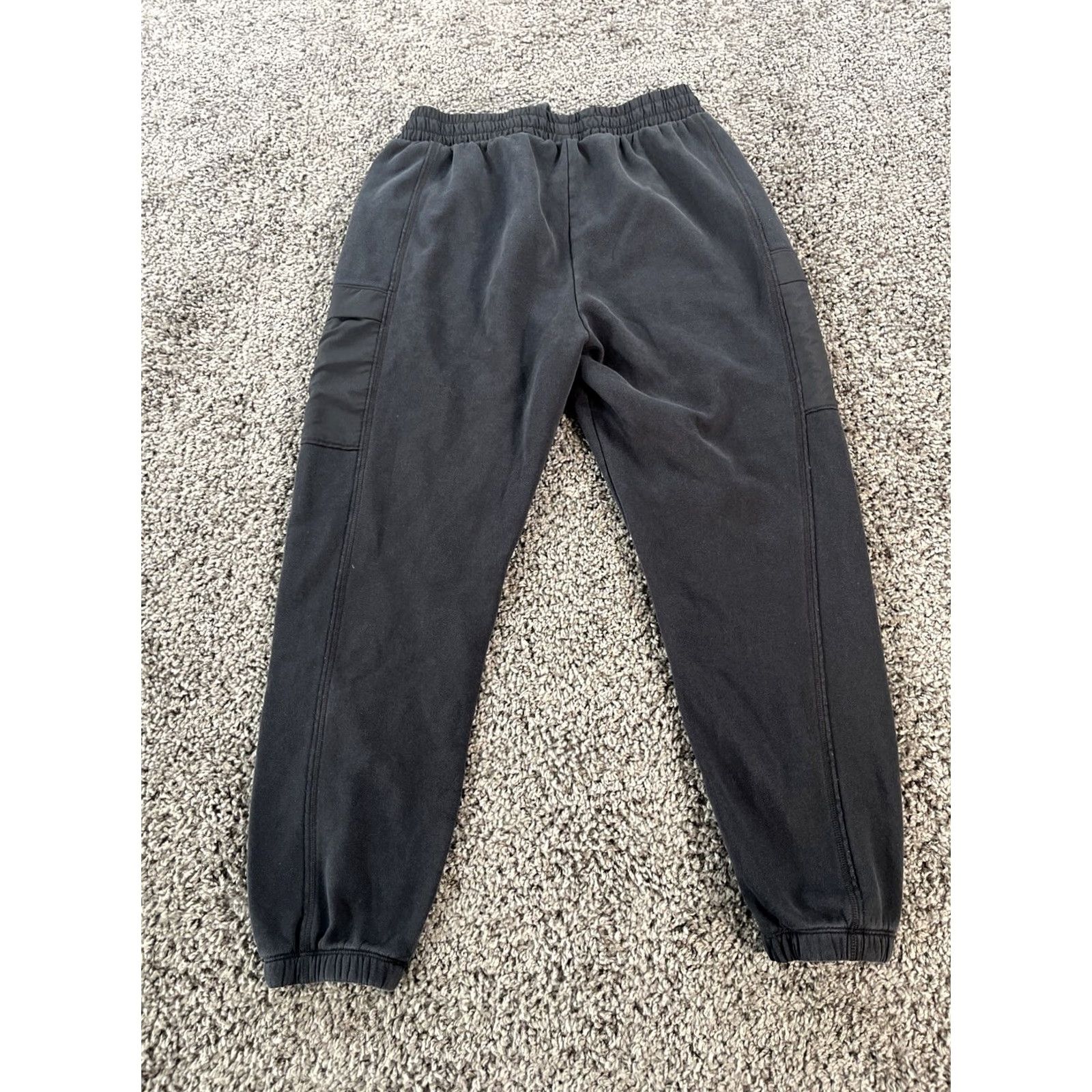 Under Armour Under Armour Project Rock Jogger Pants Women's L Black Fleece Tapered Sweatpants Size 36" / US 14 / IT 50 - 7 Thumbnail