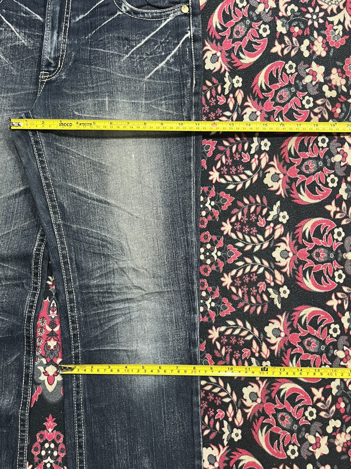Japanese Brand Vintage J.Daniel Blue Faded Washed Distressed Straight Jeans Size US 31 - 15 Thumbnail