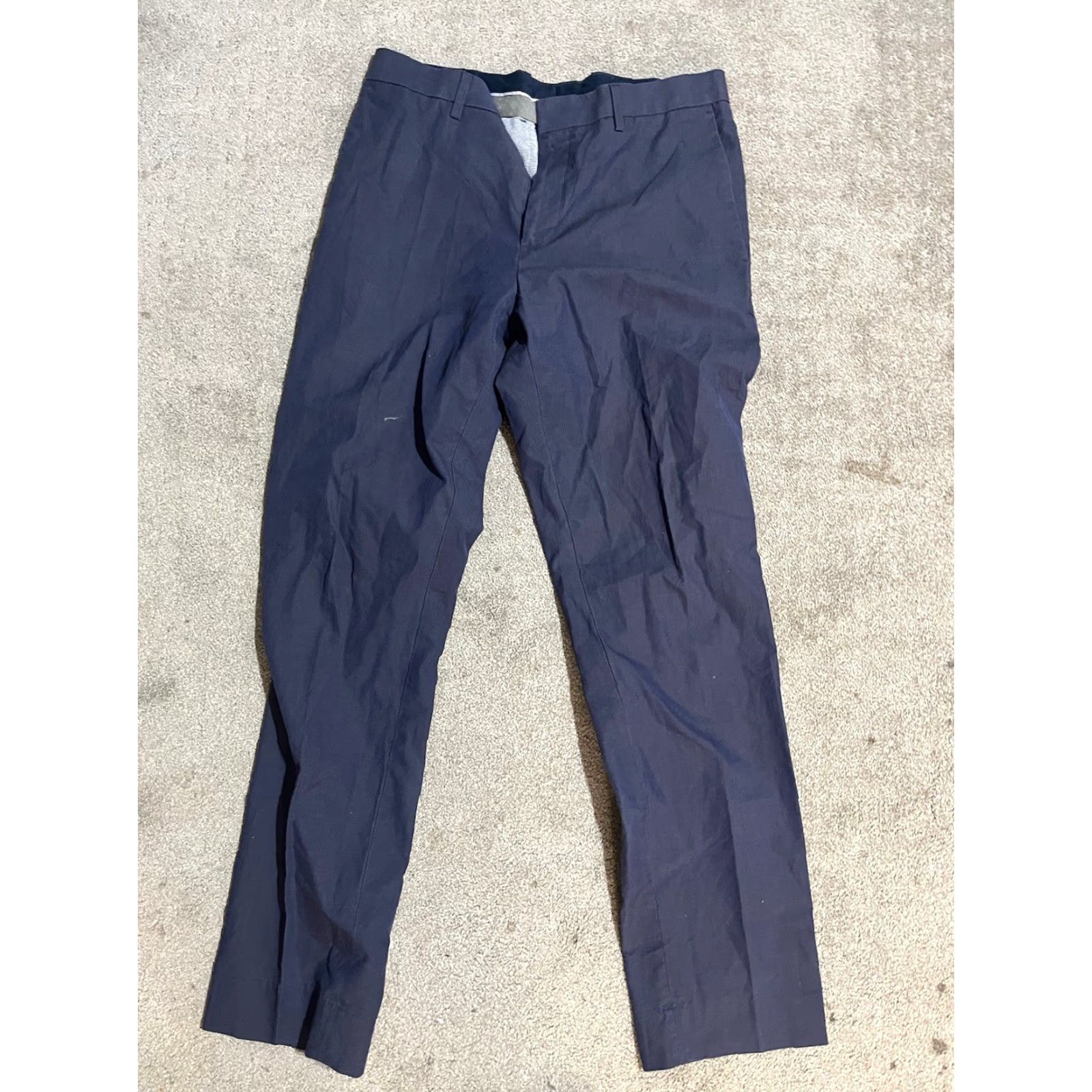 Banana Republic VINTAGE Banana Republic Pants Mens 30x32 Blue Non Iron Standard Fit Dress Slacks Size US 30 / EU 46 - 2 Thumbnail