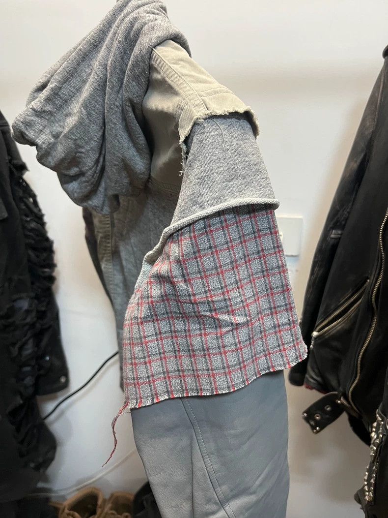 Undercover Undercover cowboy destroys patchwork leather sleeve hooded Size US L / EU 52-54 / 3 - 4 Thumbnail