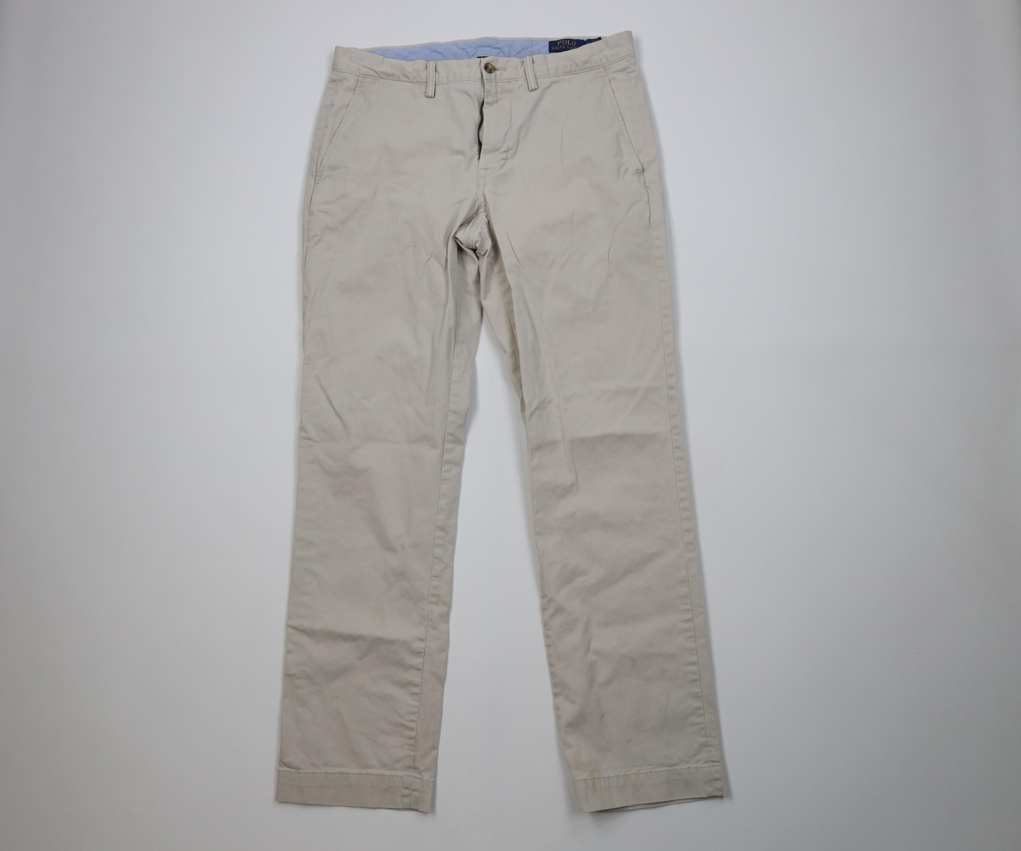 Polo Ralph Lauren Vintage Y2K Ralph Lauren Stretch Cotton Twill Chino Pants Size US 33 - 1 Thumbnail