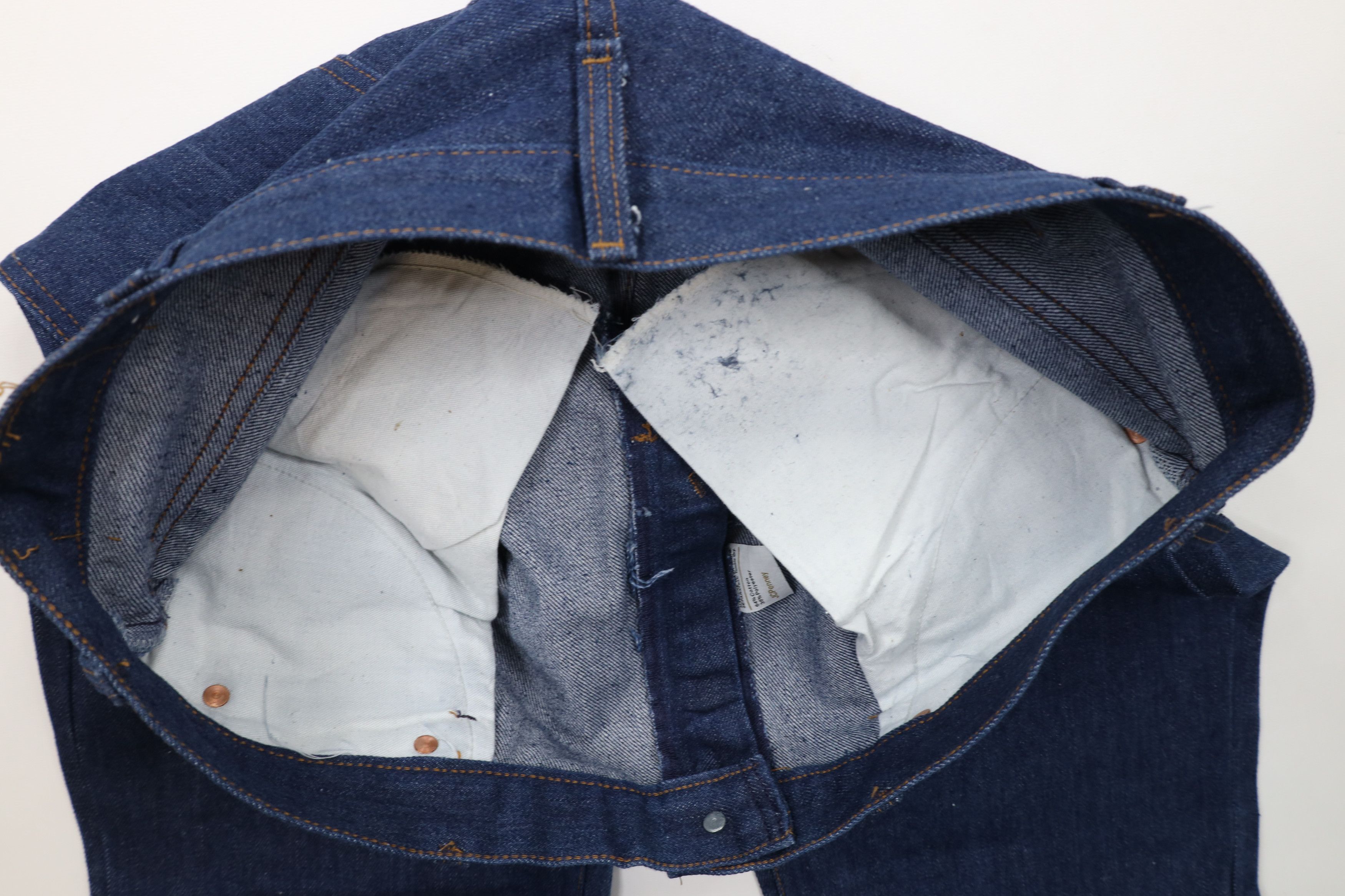 Vintage Vintage 70s Streetwear Bell Bottoms Denim Jeans Blue USA Size US 40 / EU 56 - 4 Thumbnail