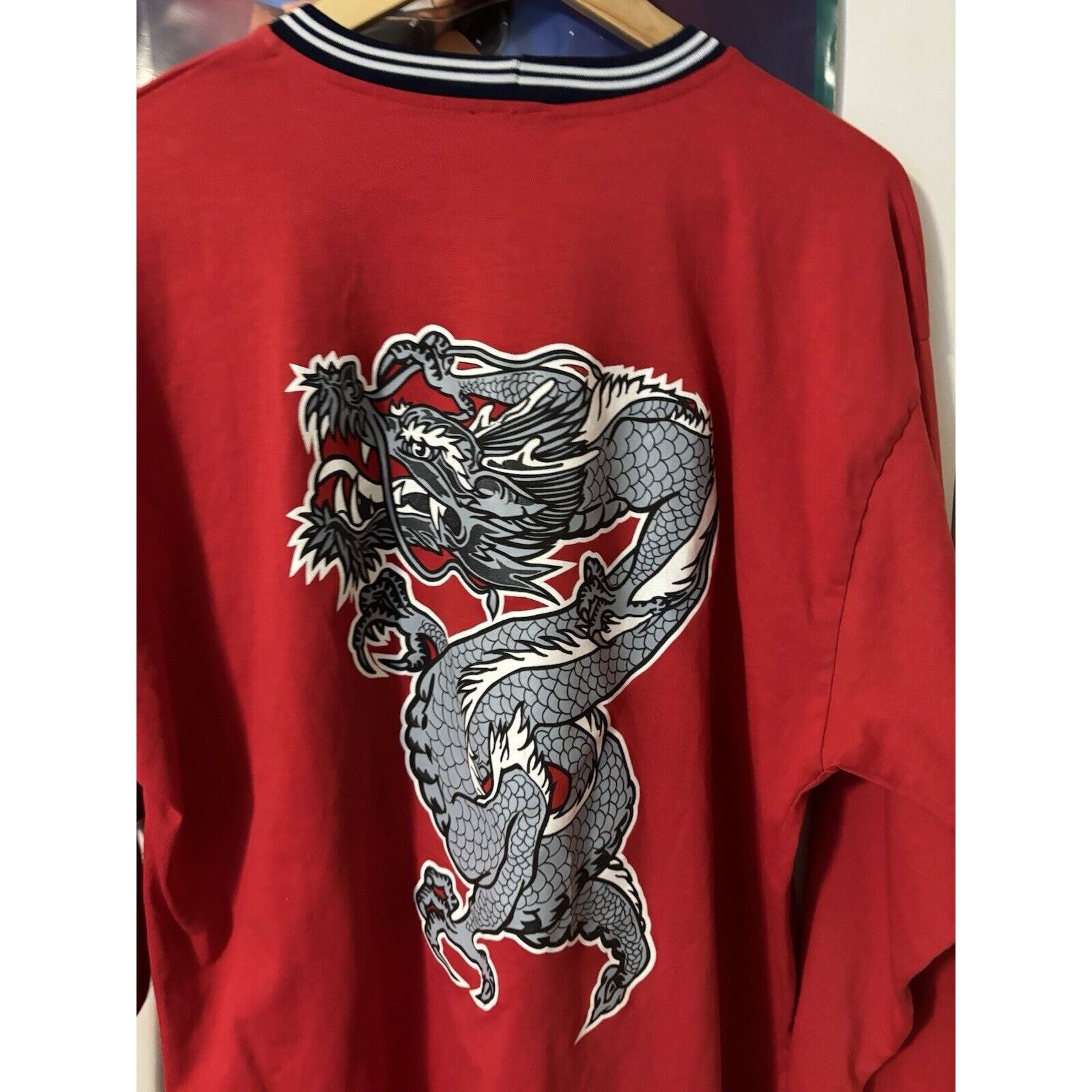 Other vintage y2k skateboard dragon red T-shirt size 2XL Chinese Size US XXL / EU 58 / 5 - 6 Thumbnail