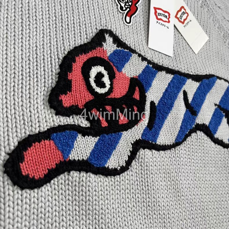 Billionaire Boys Club Hand Embroidered Patchwork Stripe Running Dog Sweater Q7 Size US M / EU 48-50 / 2 - 5 Thumbnail