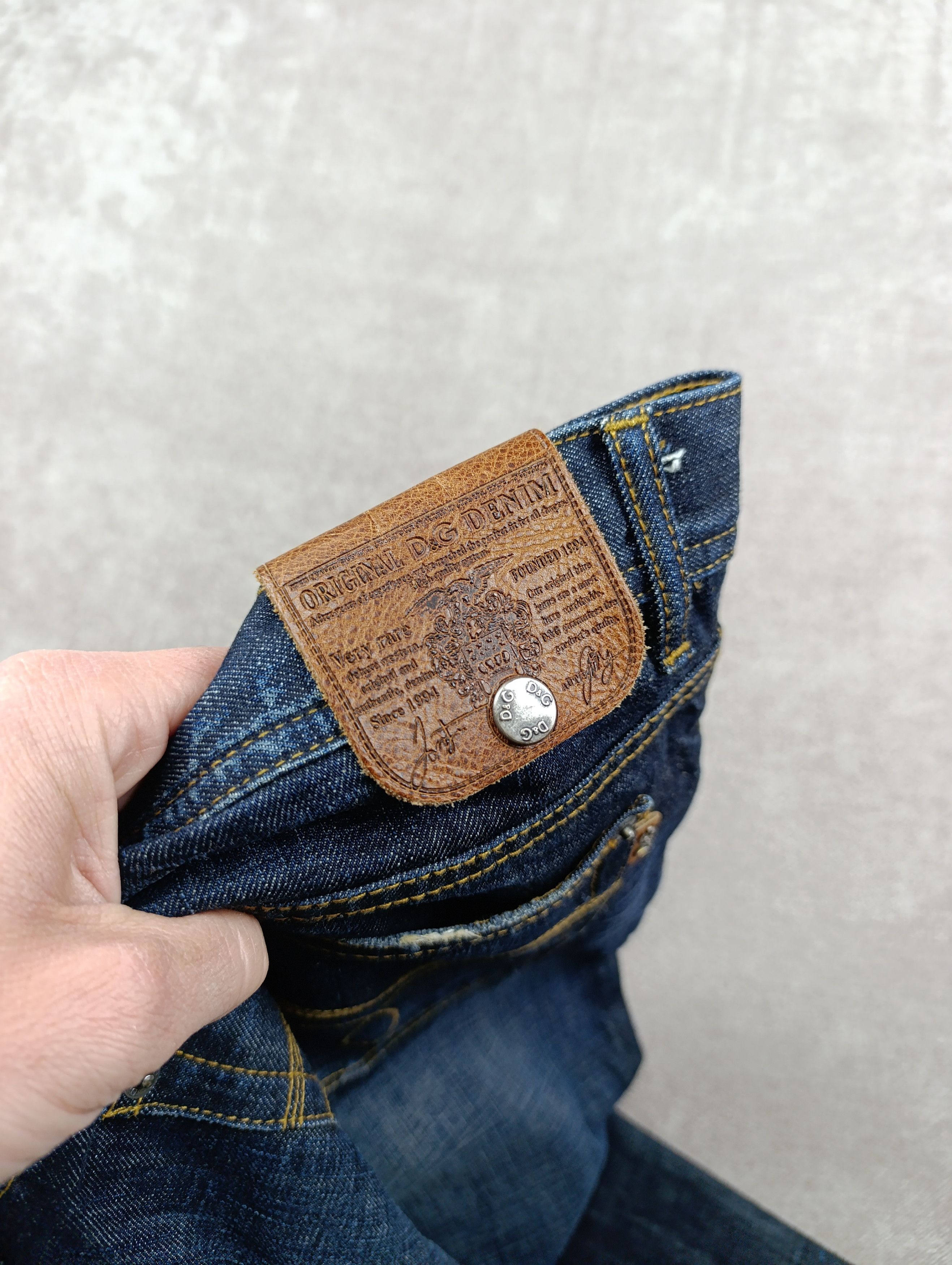 Dolce & Gabbana Dolce & Gabbana Distressed Indigo Denim Pants Jeans Size US 33 - 2 Thumbnail