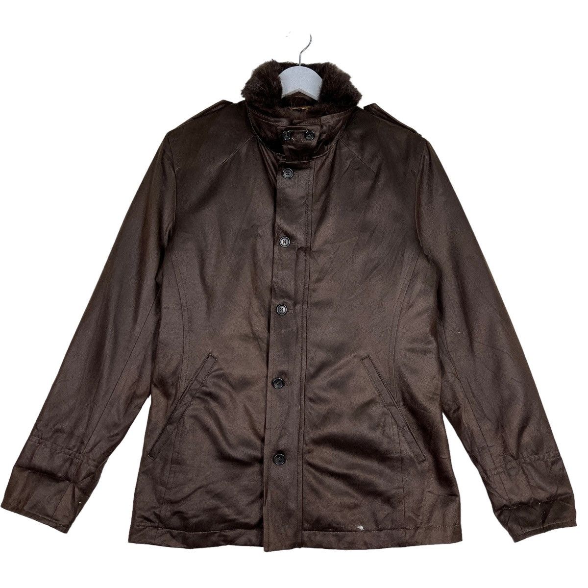 Takeo Kikuchi 🔥 TAKEO KIKUCHI BROWN BLOUSON JACKET Size US M / EU 48-50 / 2 - 2 Thumbnail