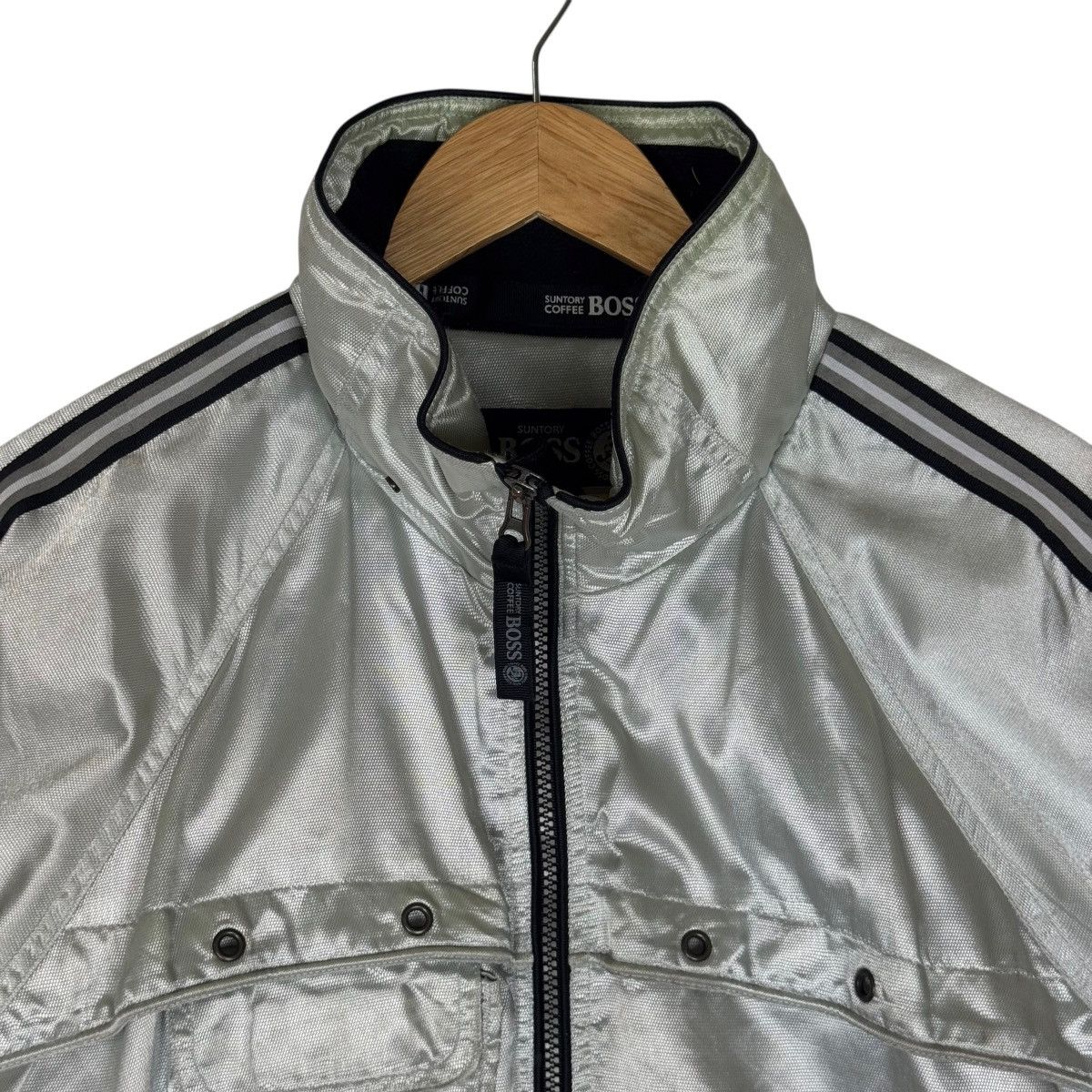 Japanese Brand Vintage Boss Coffee Zipper Jacket Size US XL / EU 56 / 4 - 3 Thumbnail