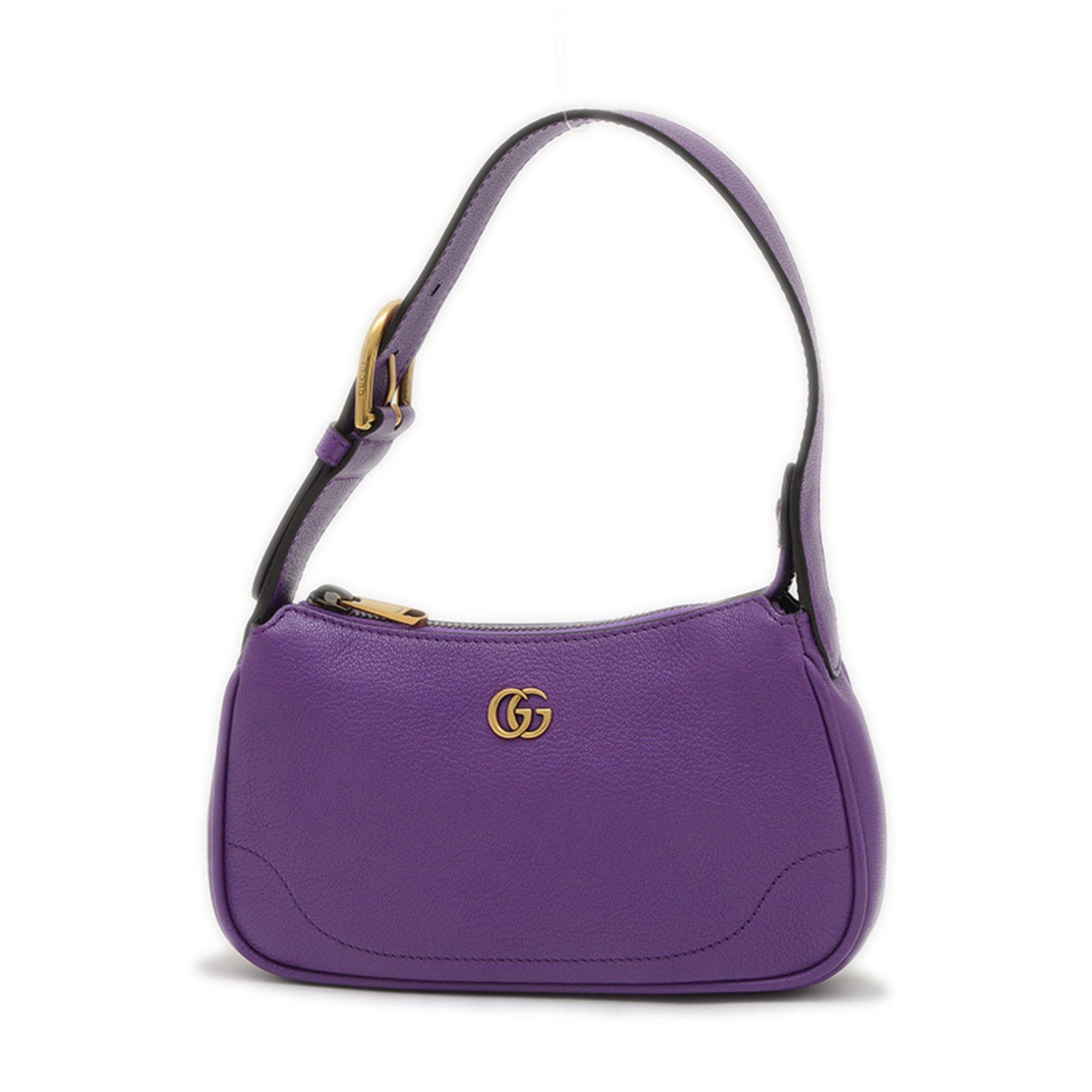 Gucci GG Marmont Aphrodite Mini Shoulder Bag Purple 739076, Women's