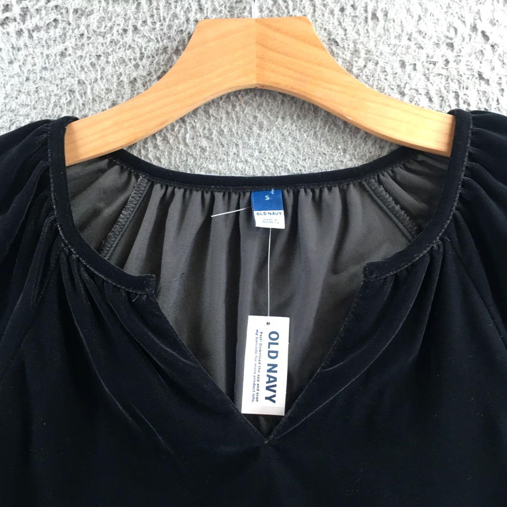 Old Navy Old Navy Puff Sleeve Blouse Top Womens Small Black V-Neck Casual NEW Puff Sleeve Blouse Womens Small Black V-Neck Casual NEW Size S / US 4 / IT 40 - 3 Thumbnail