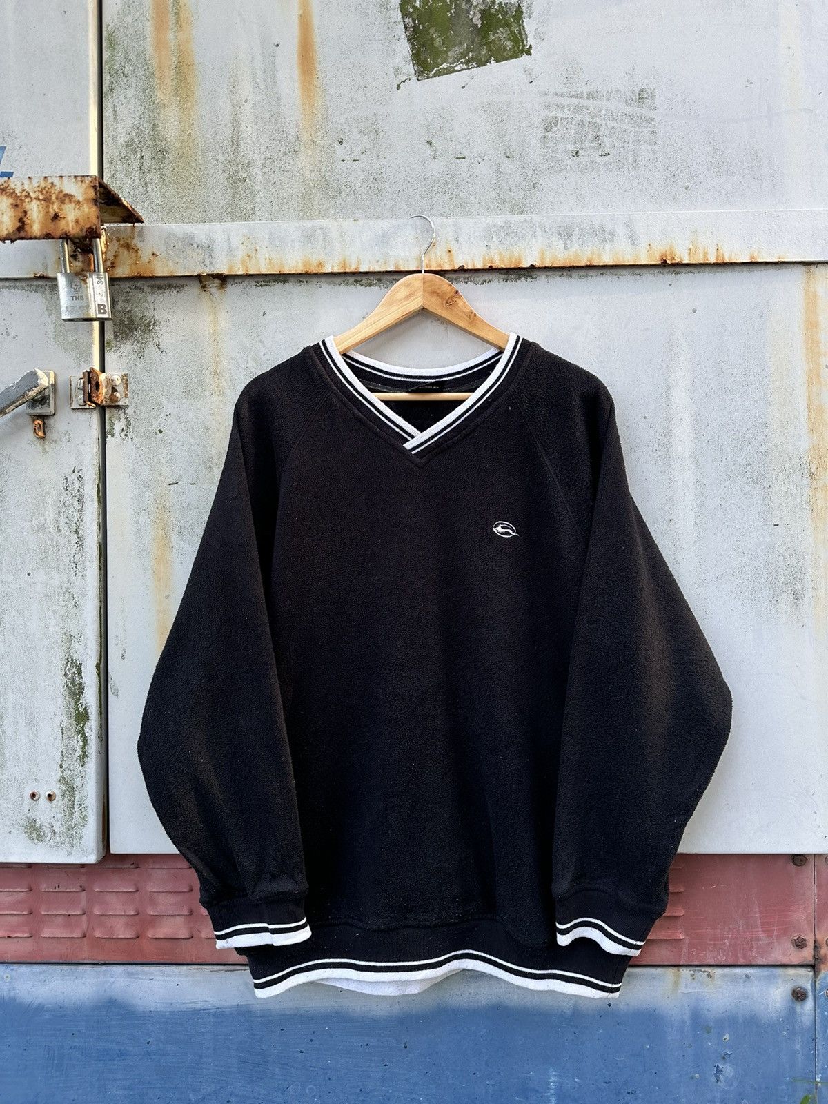 Vintage THRASHED Faded ERD Chevrolet Fleece Crewneck Size US L / EU 52-54 / 3 - 3 Thumbnail
