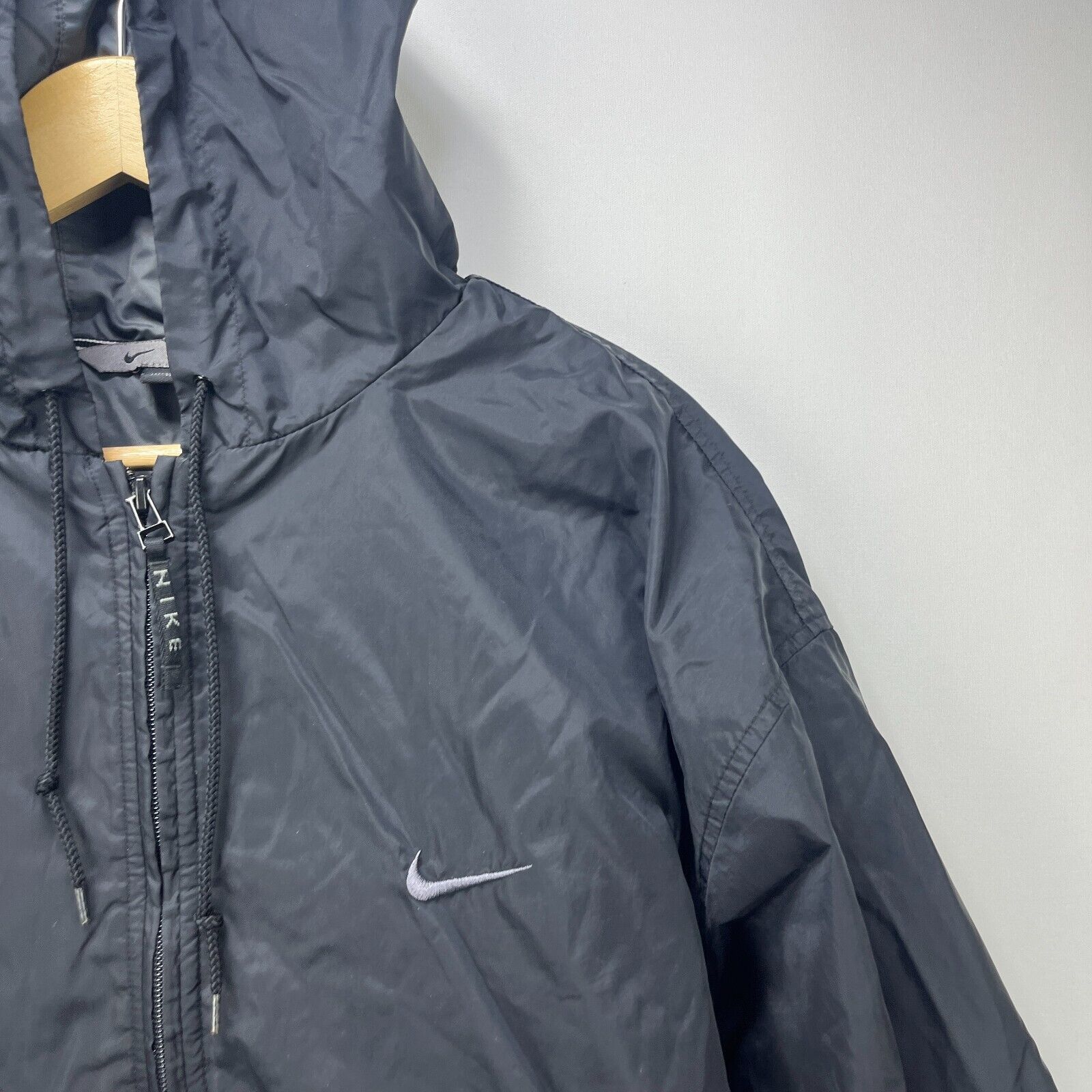 Nike × Vintage Vintage Y2K Nike Hooded Windbreaker Jacket Size XL Size US XL / EU 56 / 4 - 3 Thumbnail