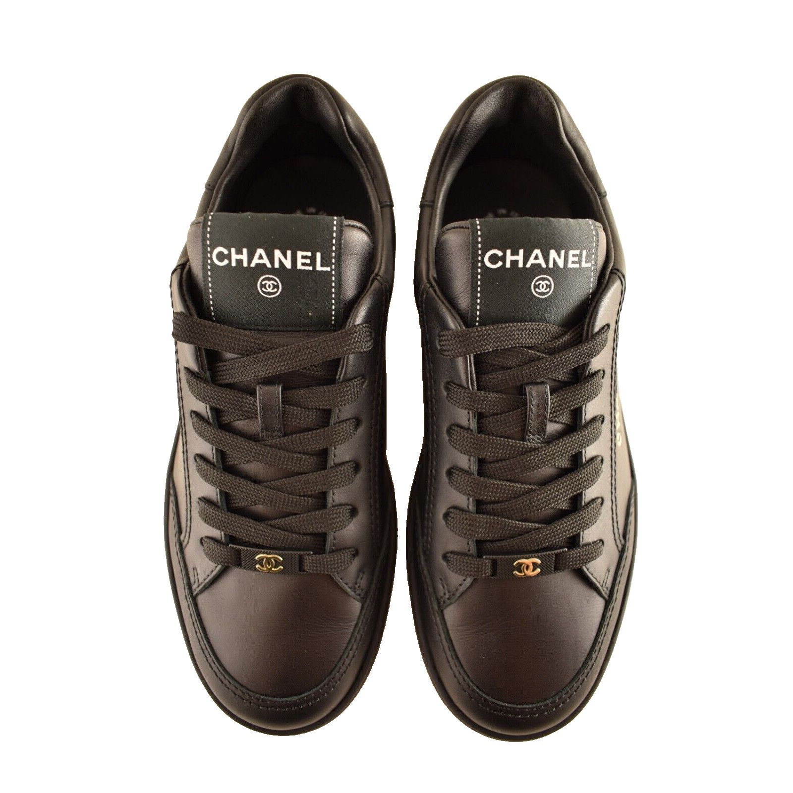 Chanel Chanel 23A Calfskin Leather CC Logo Flat Runner Sneaker 38 Size US 8 / IT 38 - 10 Thumbnail