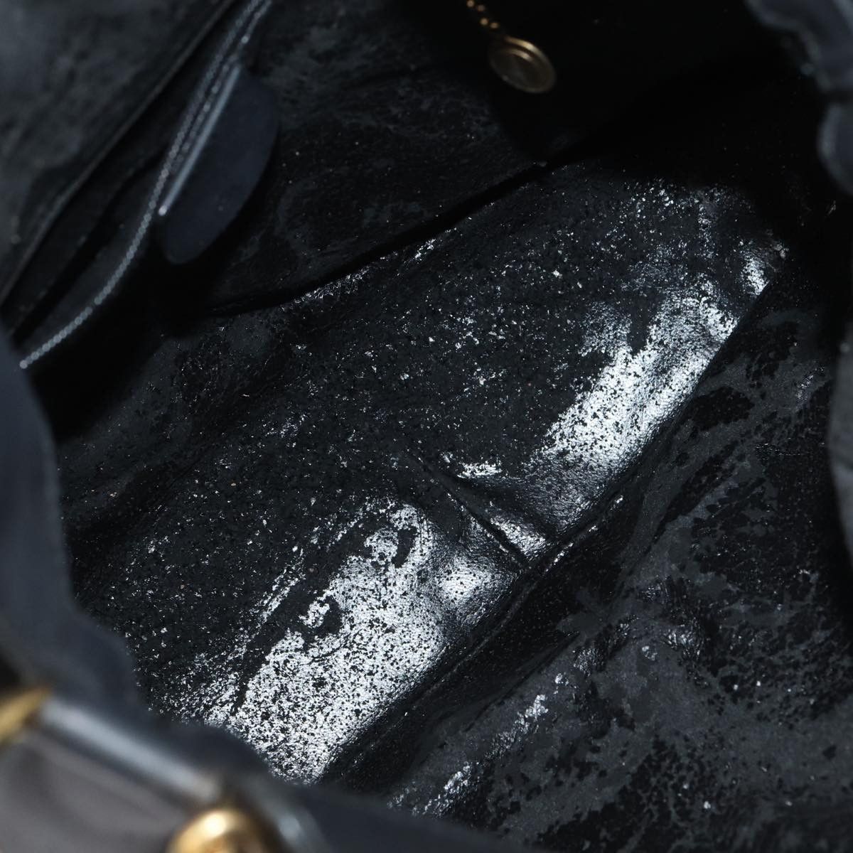 Gucci GUCCI Bamboo Hand Bag Suede Black Size ONE SIZE - 9 Thumbnail